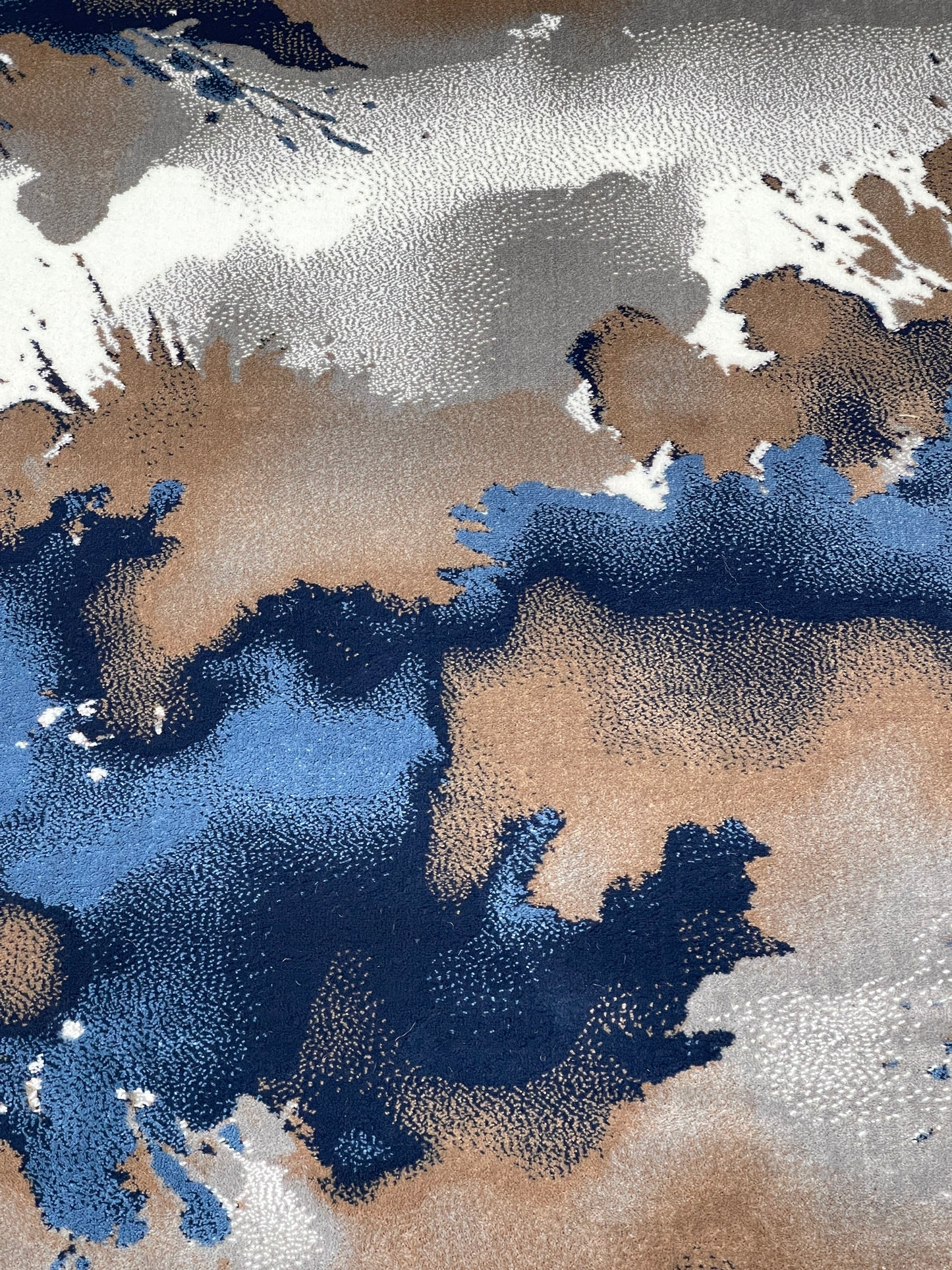 Modern polypropylene Rug,back woven(Article-319-Blue)
Size: 5 ft width x 7.3 ft length