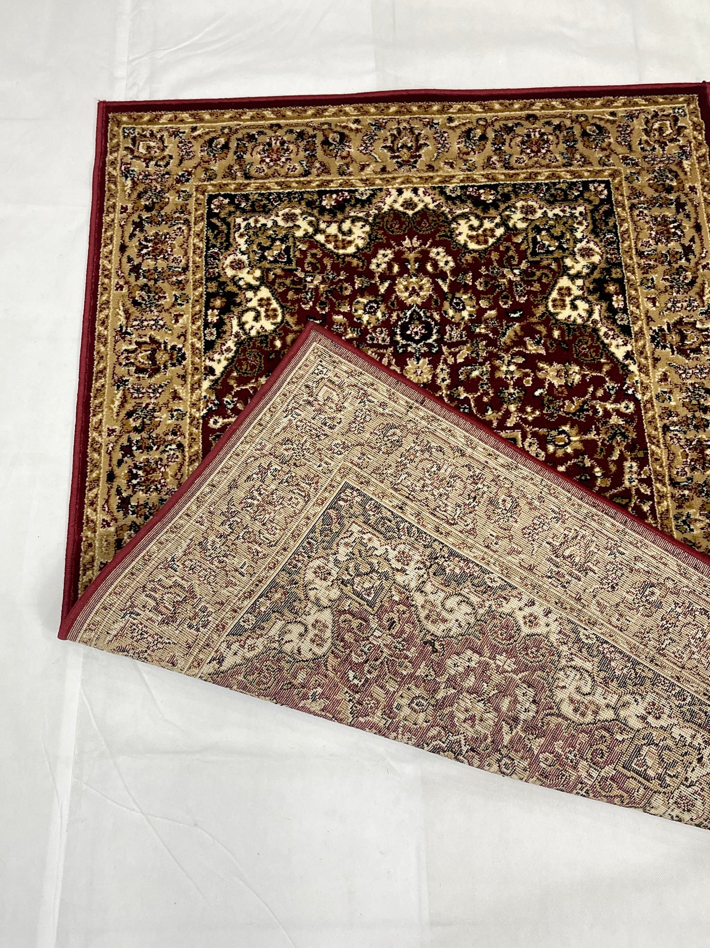 Persian Polypropylene Rug,Woven Back
(Article-20-Red)
Size : 3 ft width x 5 ft length (100cm x 150 cm)