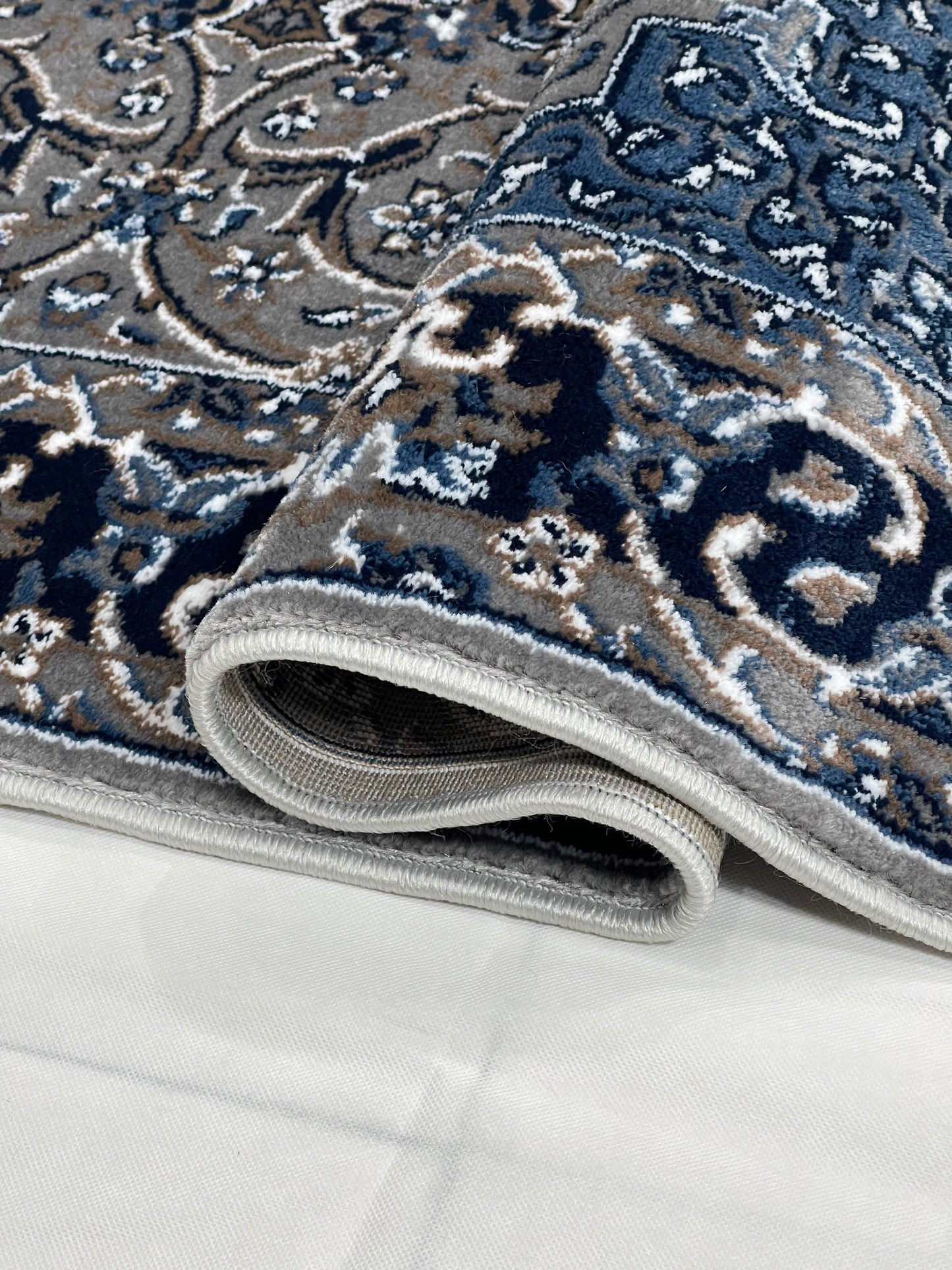 Persian Polypropylene Rug,back woven(Article-21-Grey)