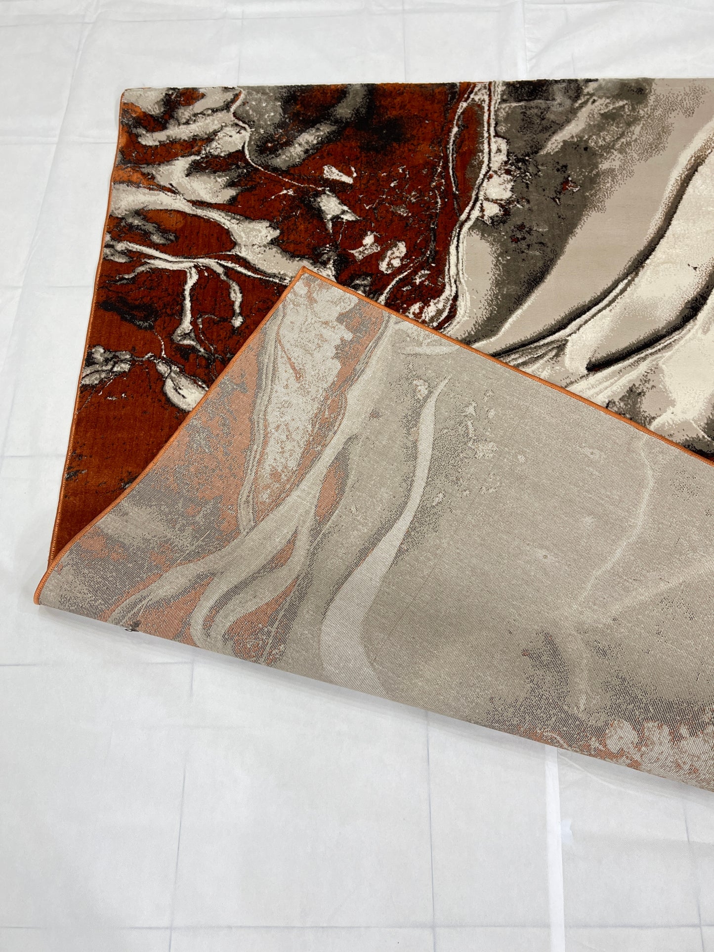 Turkish Top Quality Silk.(Article-1048-Rust)