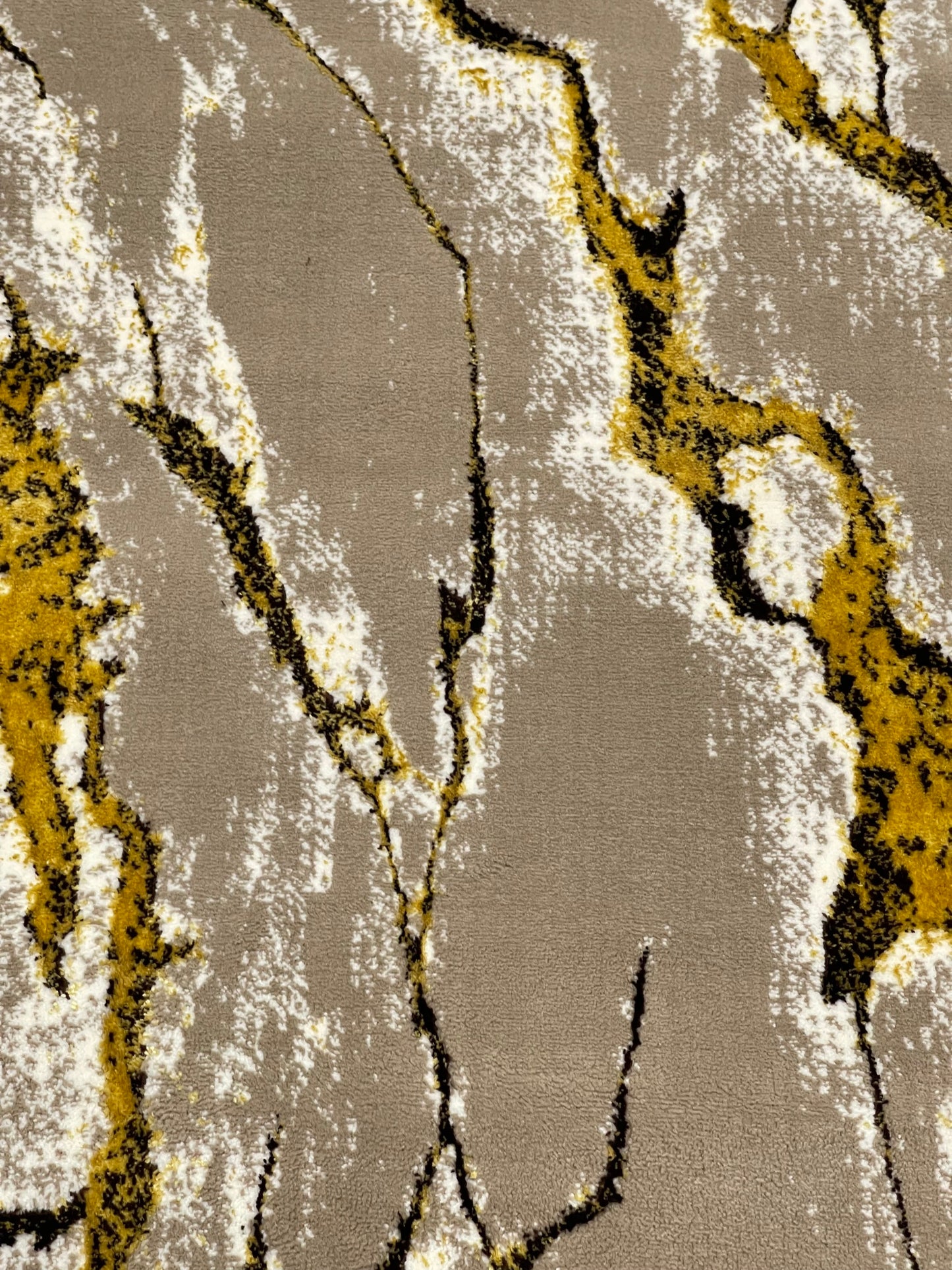 Polyester Silk Woven Rug.(Article-1451-Beige)
Size : 3 ft width x 5 ft length ( 100cm x 150cm)