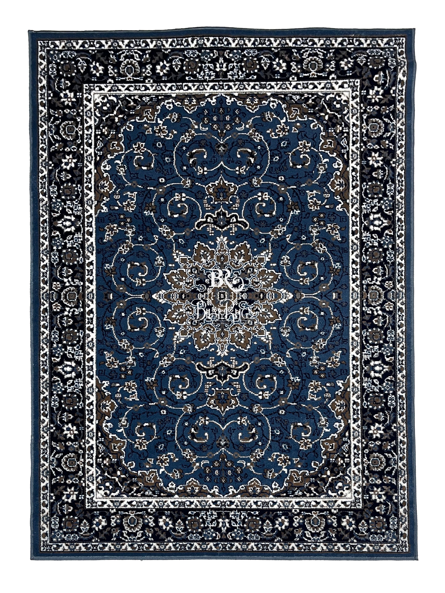 Persian polypropylene Rug,back woven(Article-19-Blue)
5 ft width x 7.3 ft length