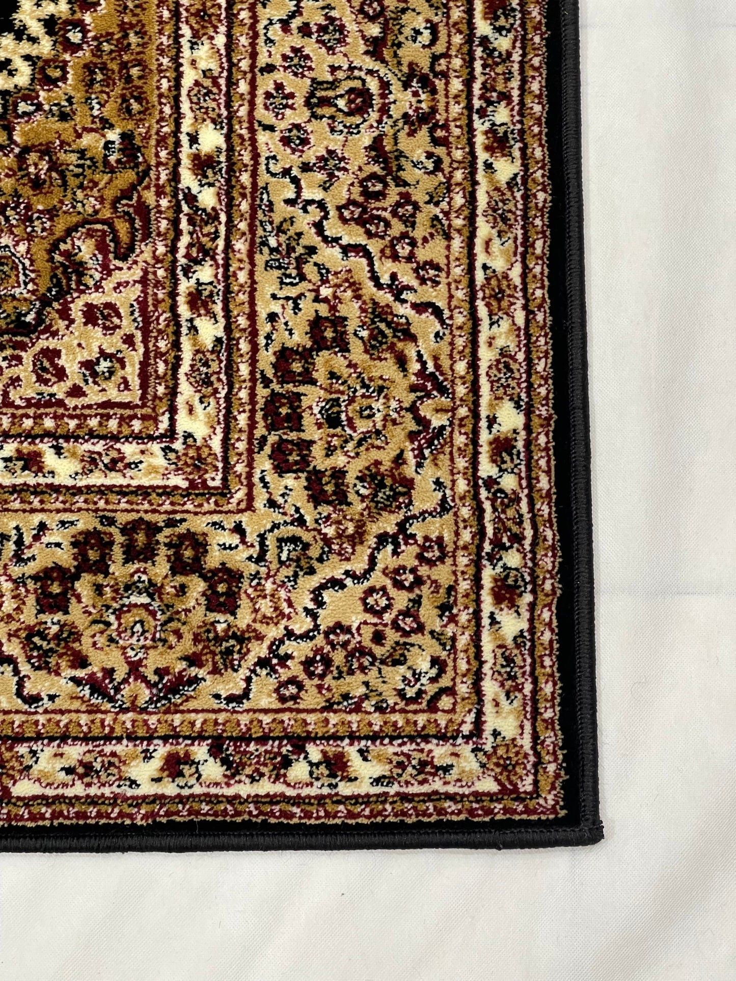 Persian Polypropylene Rug,back woven(Article-22-Black)