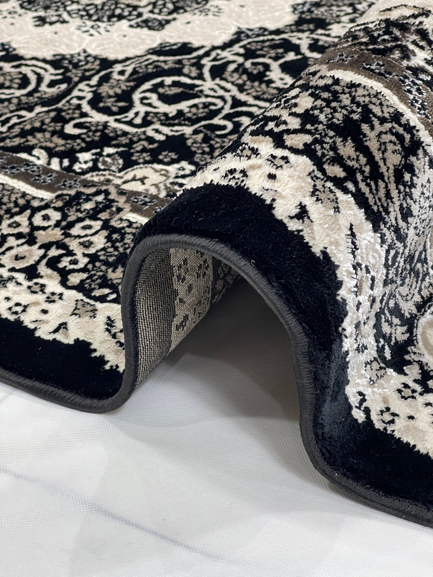 Turkish Top Quality Silk.(Article-1052-Black)