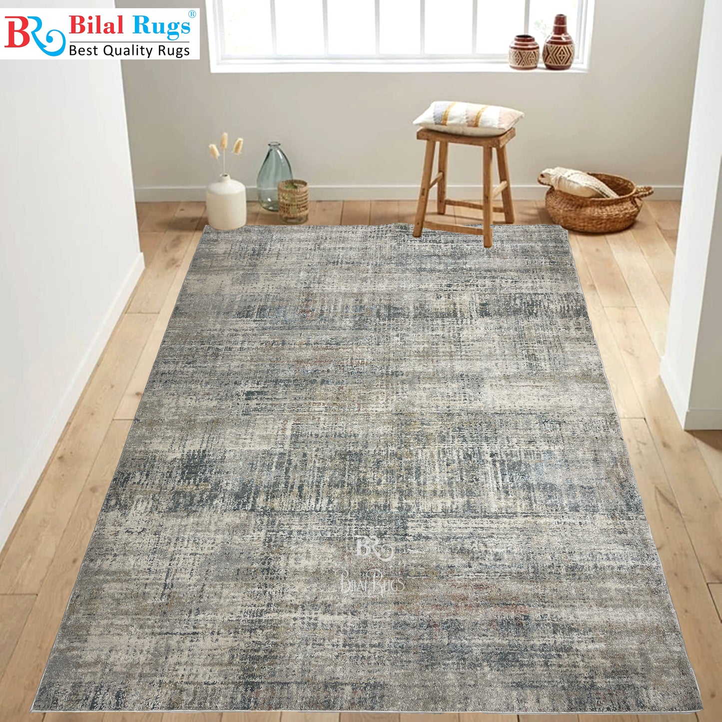 New Turkish Silk (Surya A)  Size: 6.6 ft width x 9.6 ft length (200cm x 290cm) Article -607- Off White