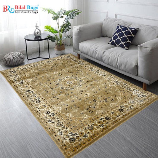 Persian polypropylene Rug,back woven(Article-19-Beige)