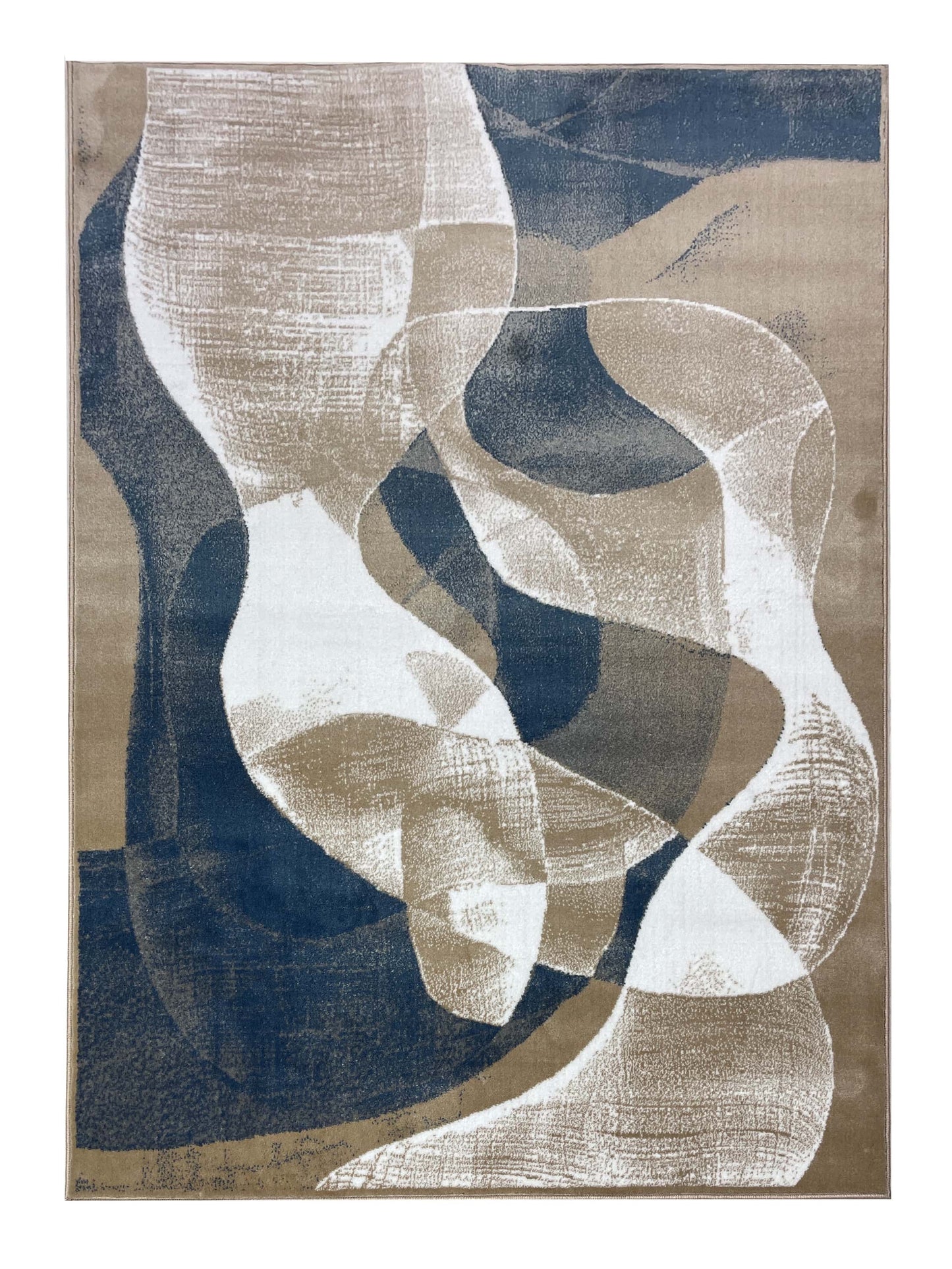 Modern polypropylene Rug,back woven(Article-670-Mink,Blue)
Size : 5ft width  x 7.3ft length (150cm x 220cm)