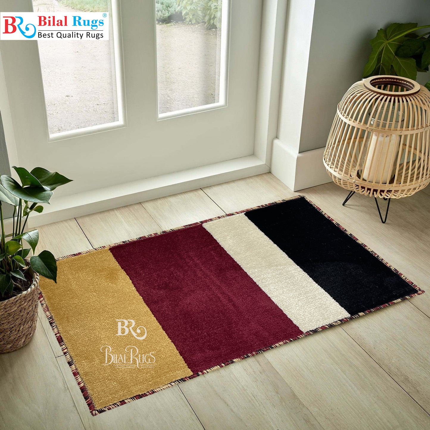 Multi Polypropylene Woven Door Mat. Size : 50 cm x 80 cm