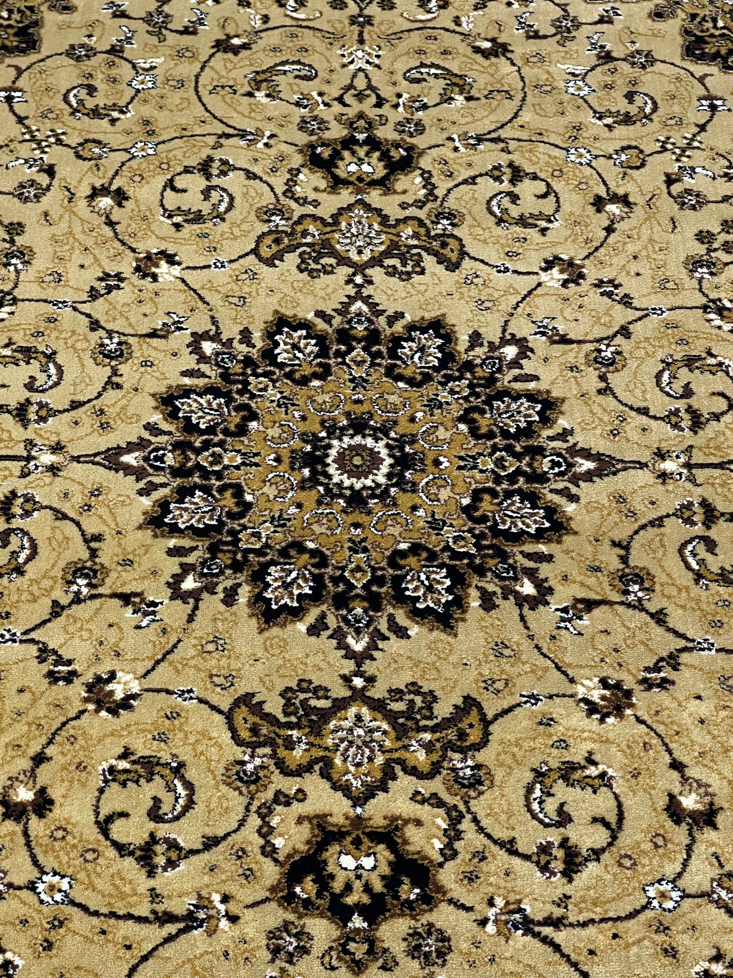 Persian polypropylene Rug,back woven(Article-19-Beige)