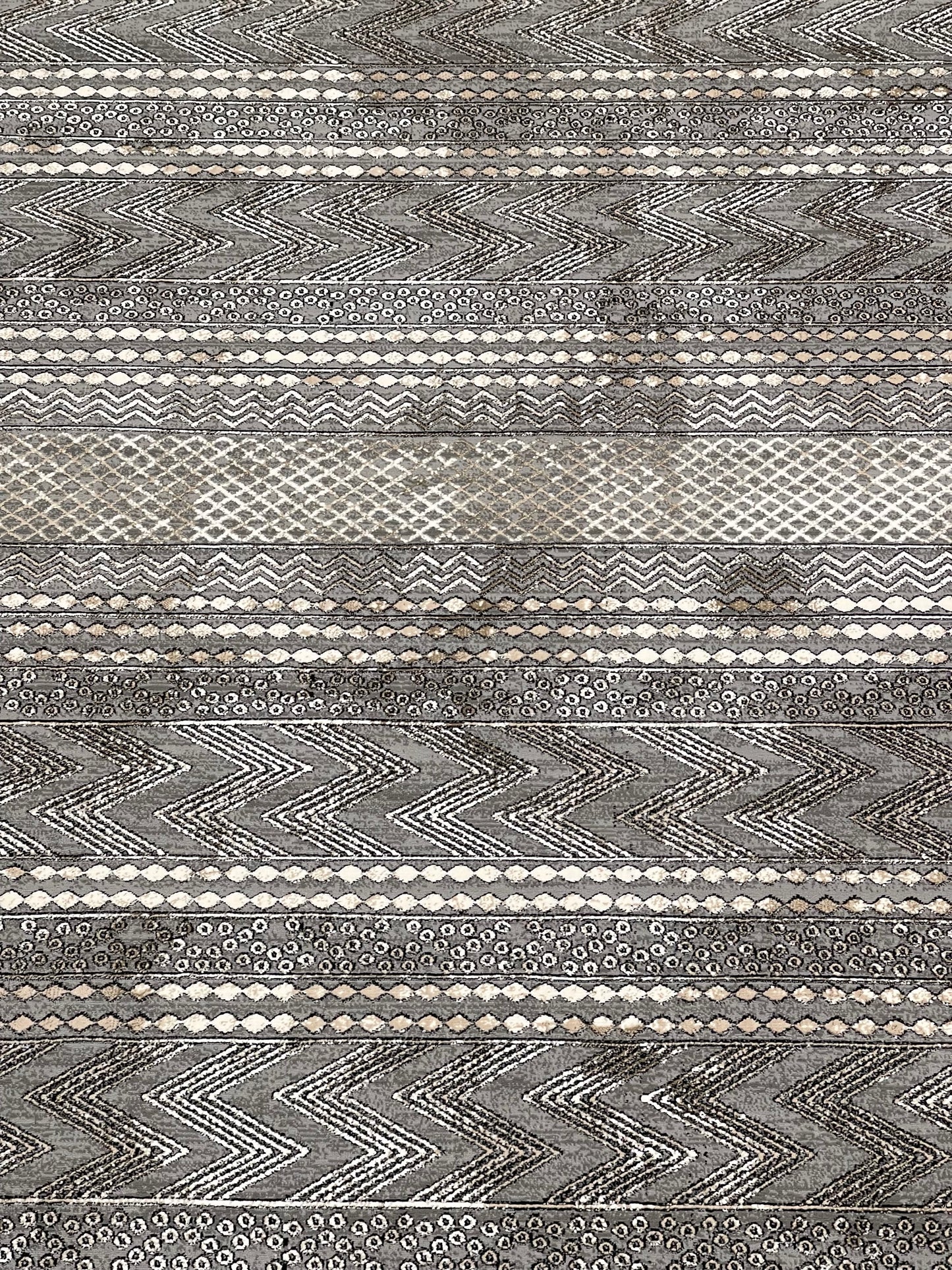 Irani Vintage Woven Rug.  Article -2086-Grey Size: 6.6 ft width x 9.6 ft length (200cm x 290cm)
