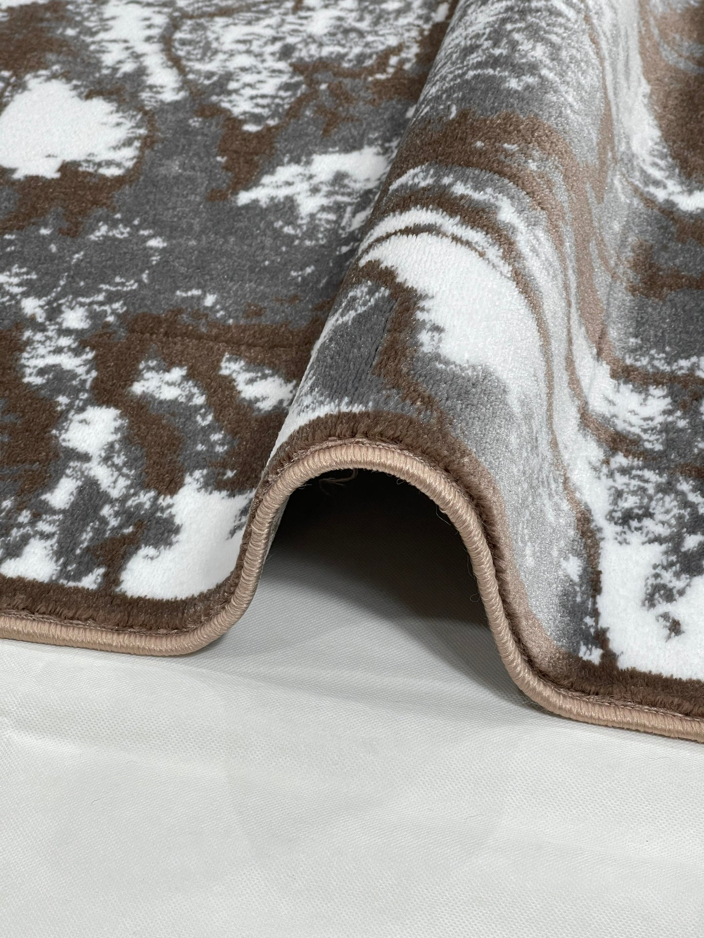 Modern polypropylene Rug,back woven(Article-301-Mink)