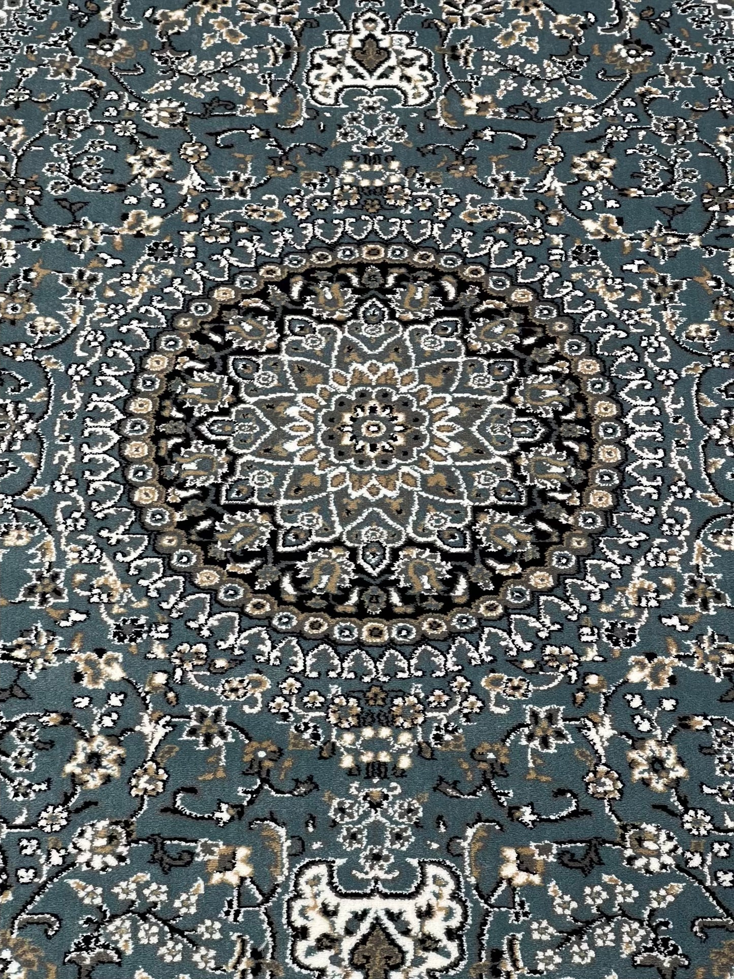 Persian  Polypropylene Rug,back woven(Article-22-Blue )