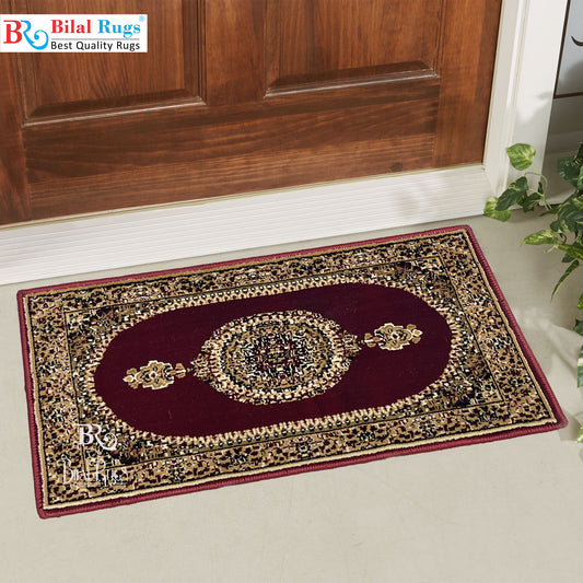 Red Polypropylene Woven Door Mat.
Size : 40 cm x 75 cm