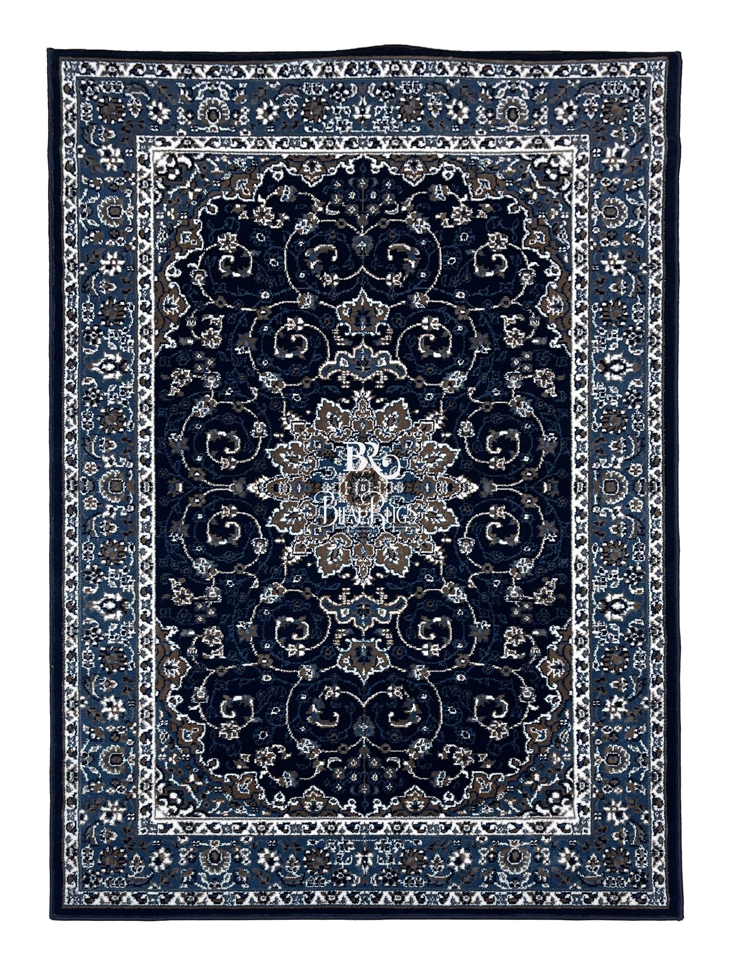 Persian Polypropylene Rug,back woven(Article-19-Blue)
Size : 5ft width  x 7.3ft length (150cm x 220cm)
