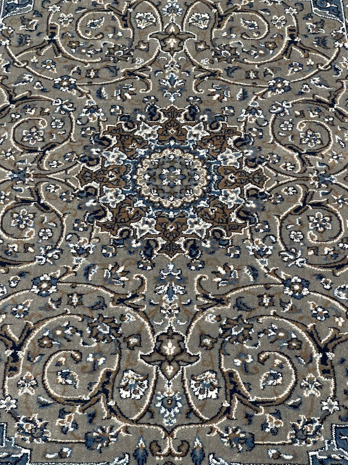 Persian Polypropylene Rug,back woven(Article-21-Grey)