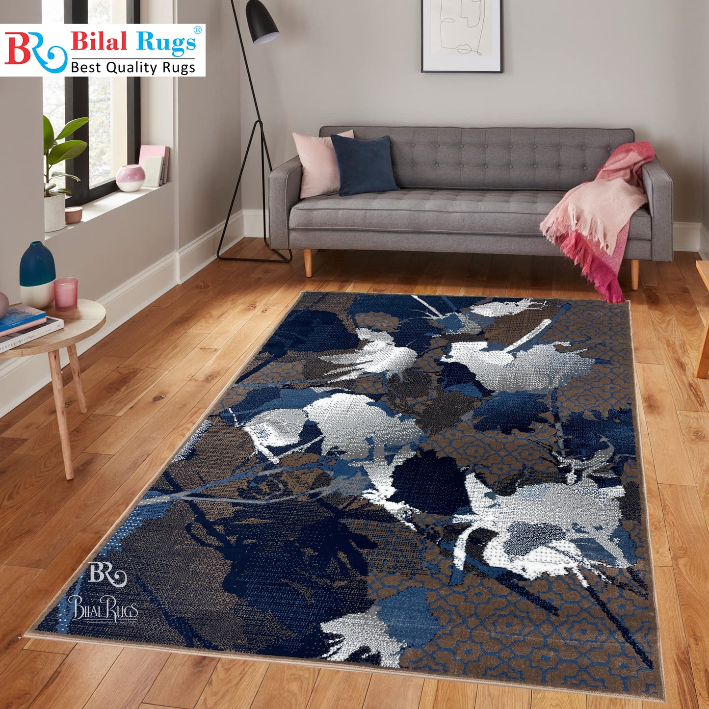 Modern polypropylene Rug,back woven(Article-1021-Mink)
Size : 5ft width  x 7.3ft length (150cm x 220cm)