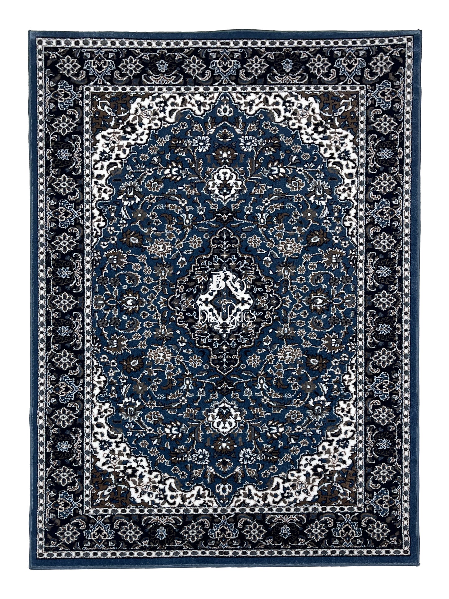 Persian Polypropylene Rug,back woven(Article-01-Blue)