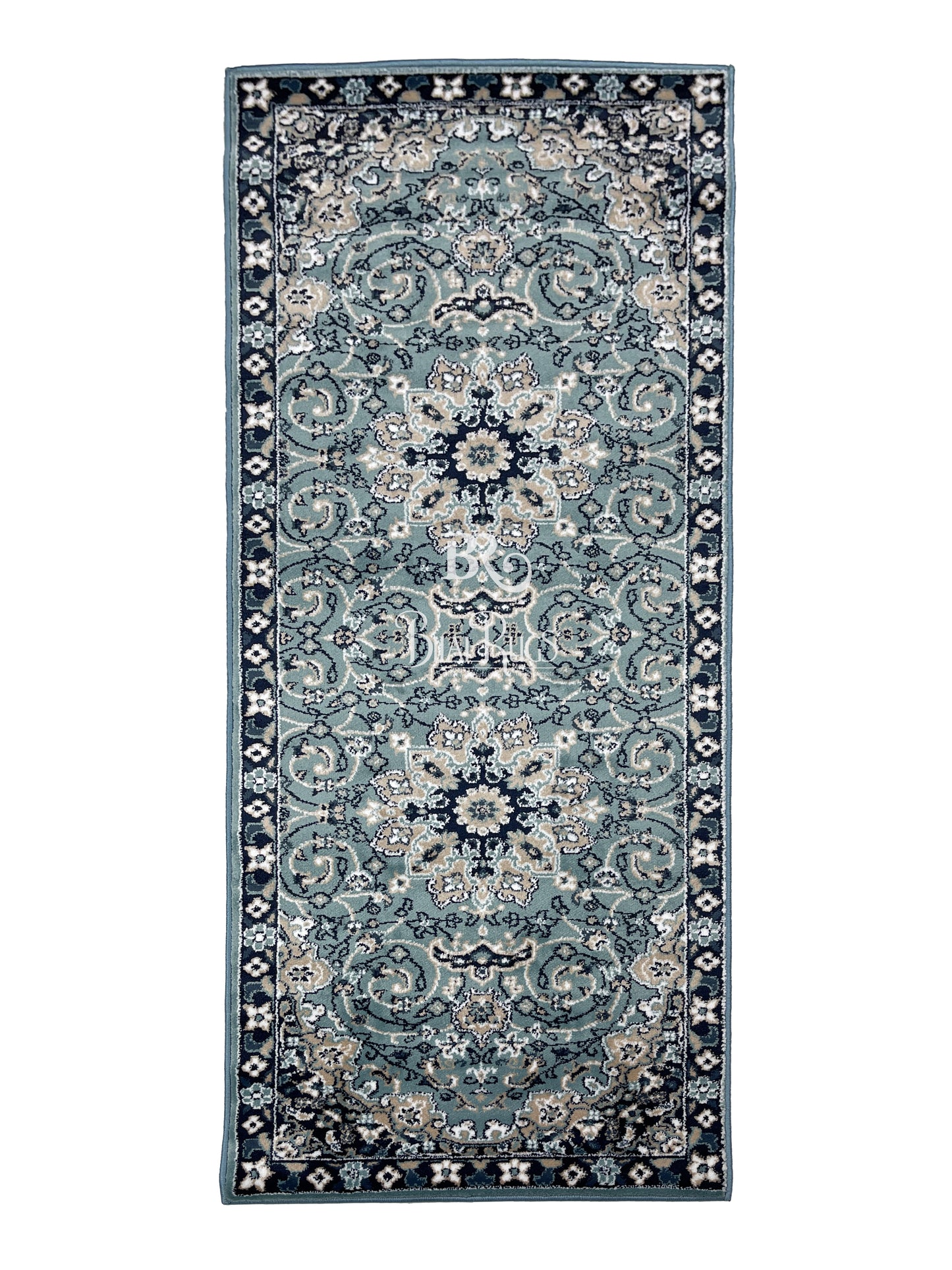 Feroze Persian Polypropylene Woven Rug.  Size : 2.6 ft width x 6.6 ft length  (80 cm x 200cm)