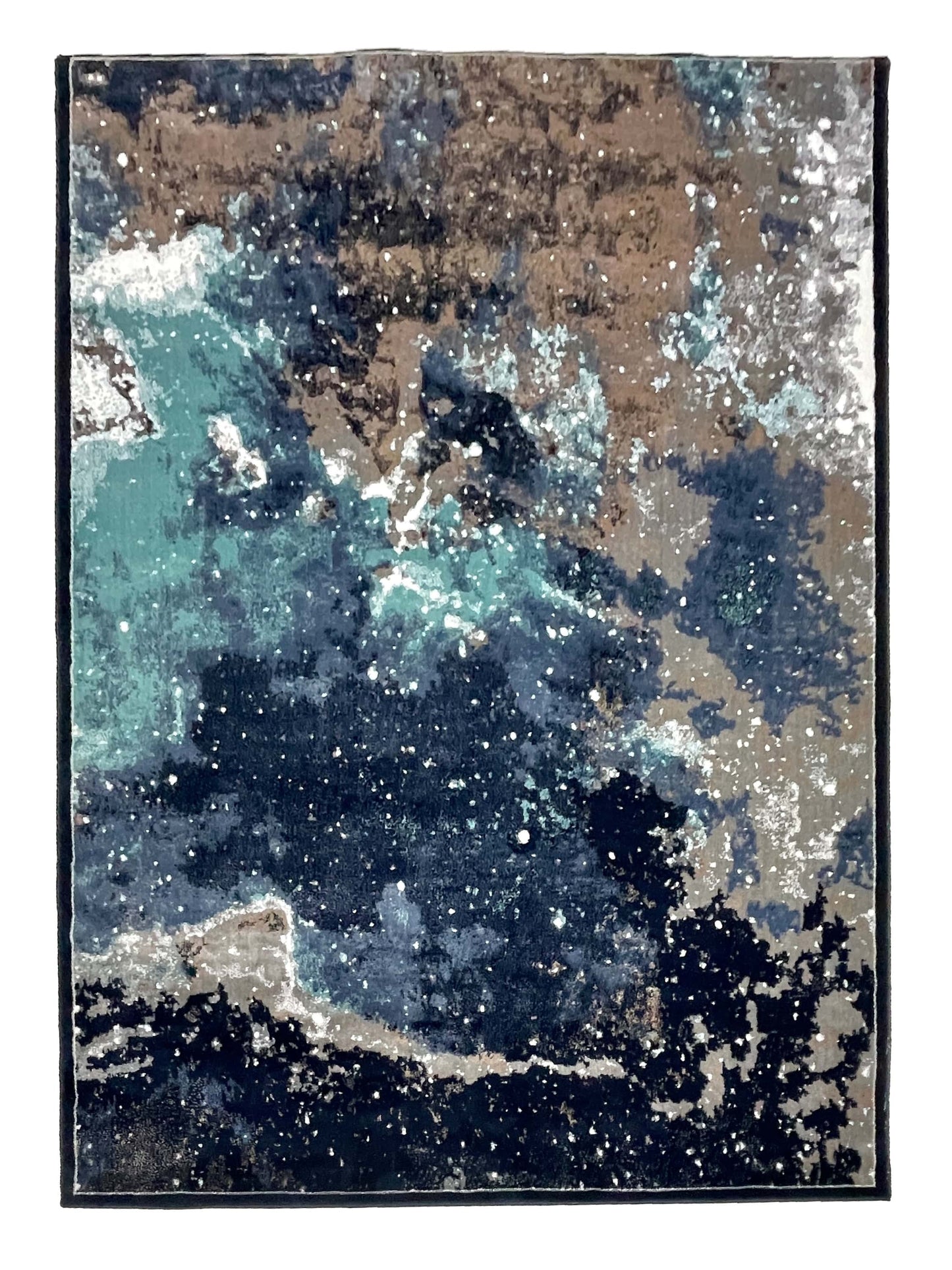 Modern Polypropylene Rug,back woven(Article-1021-Blue)
Size : 5ft width  x 7.3ft length (150cm x 220cm)