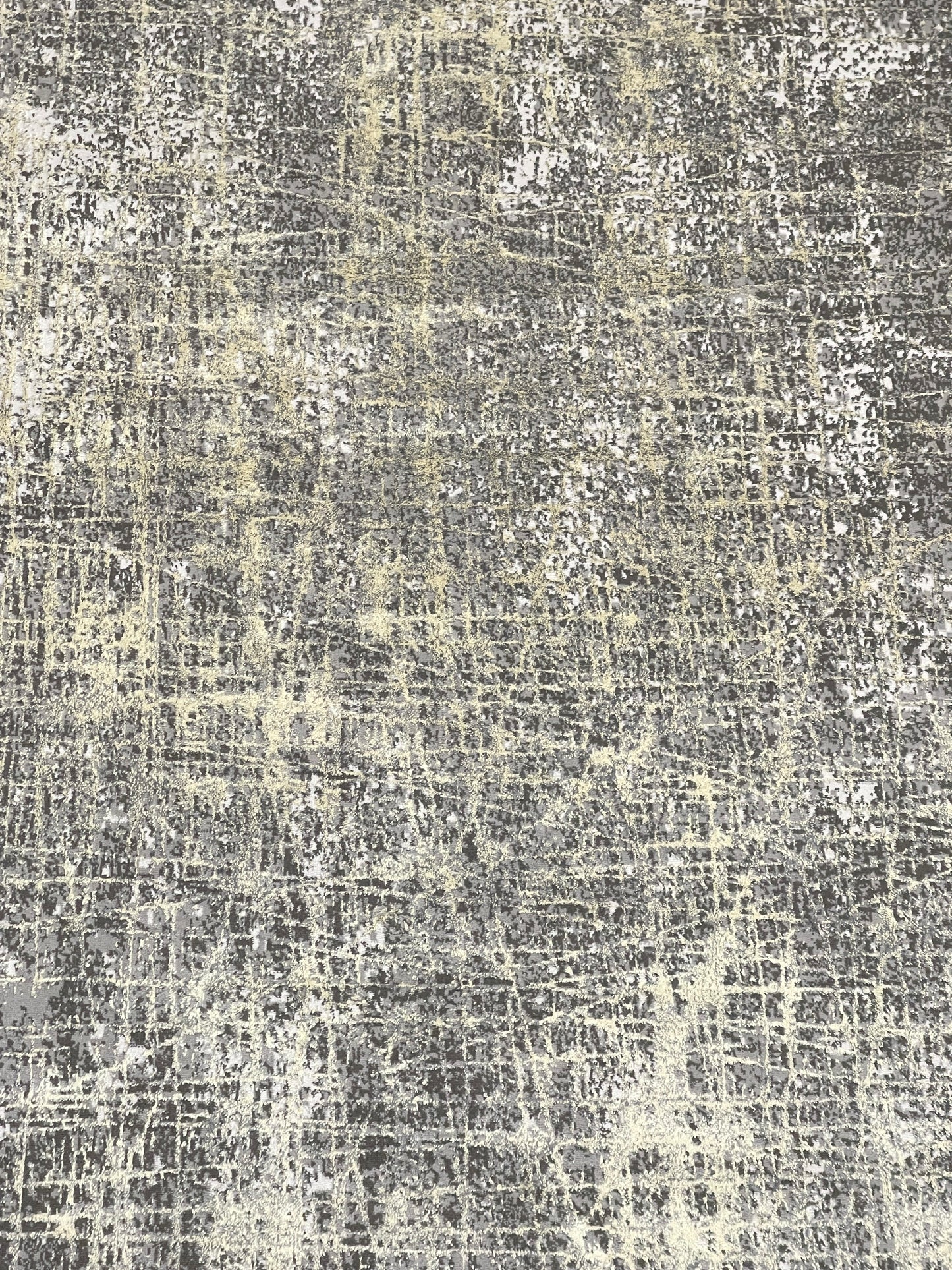 New Turkish Silk (Surya A)  Size: 6.6 ft width x 9.6 ft length (200cm x 290cm) Article -609- Dark Grey
