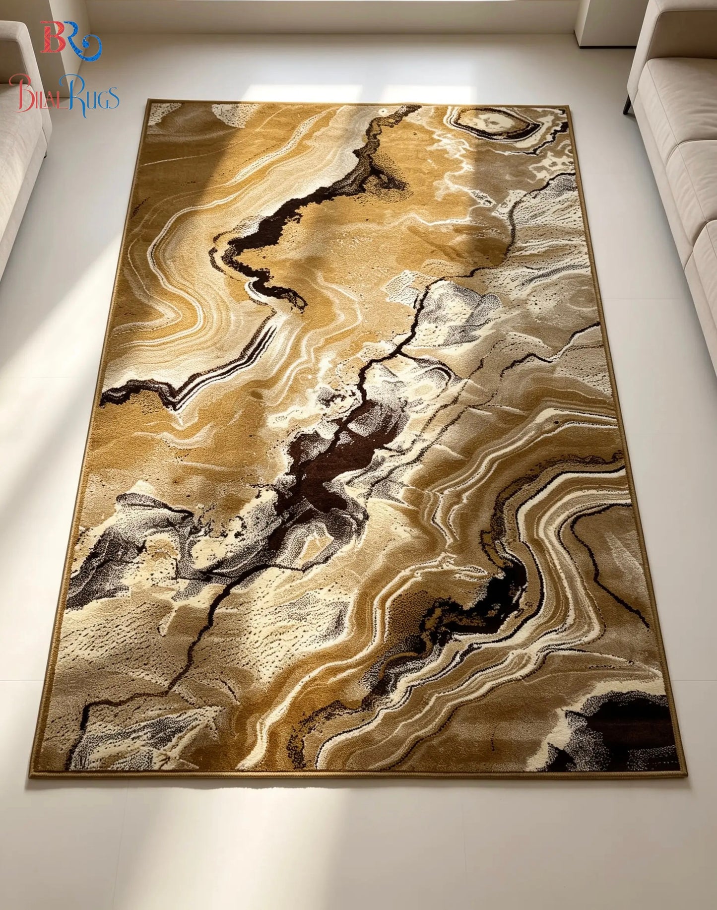 Modern polypropylene Rug,back woven(Article-427-Beige)
Size : 6.6 ft width x 9.6 ft length (200cm x 290cm)