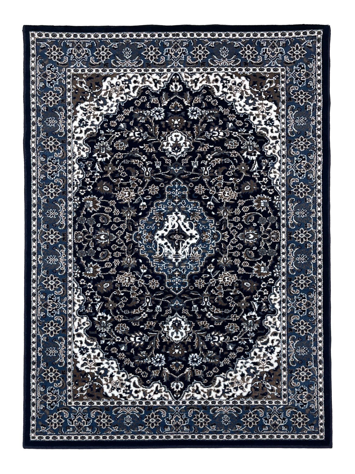 Persian polypropylene Rug,back woven(Article-01-Dark Blue)
Size : 5ft width  x 7.3ft length (150cm x 220cm)