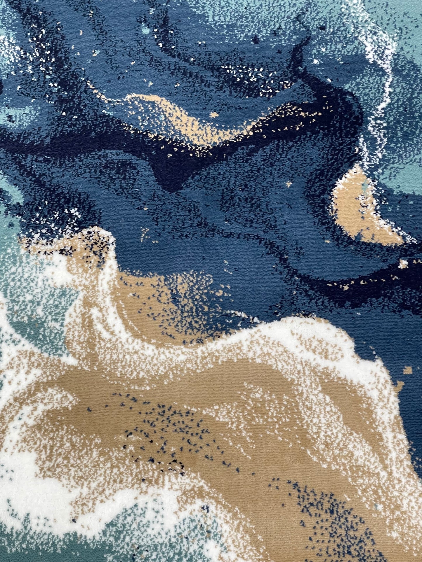 Feroze Modern Polypropylene Woven Rug.  Size : 2.6 ft width x 6.6 ft length  (80 cm x 200cm)