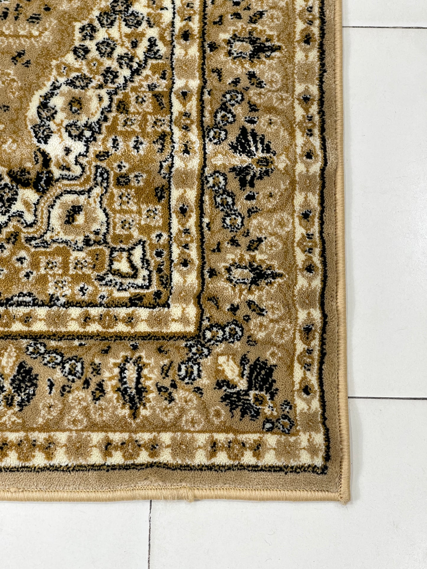 Persian  Polypropylene Rug,back woven(Article-25-Beige)