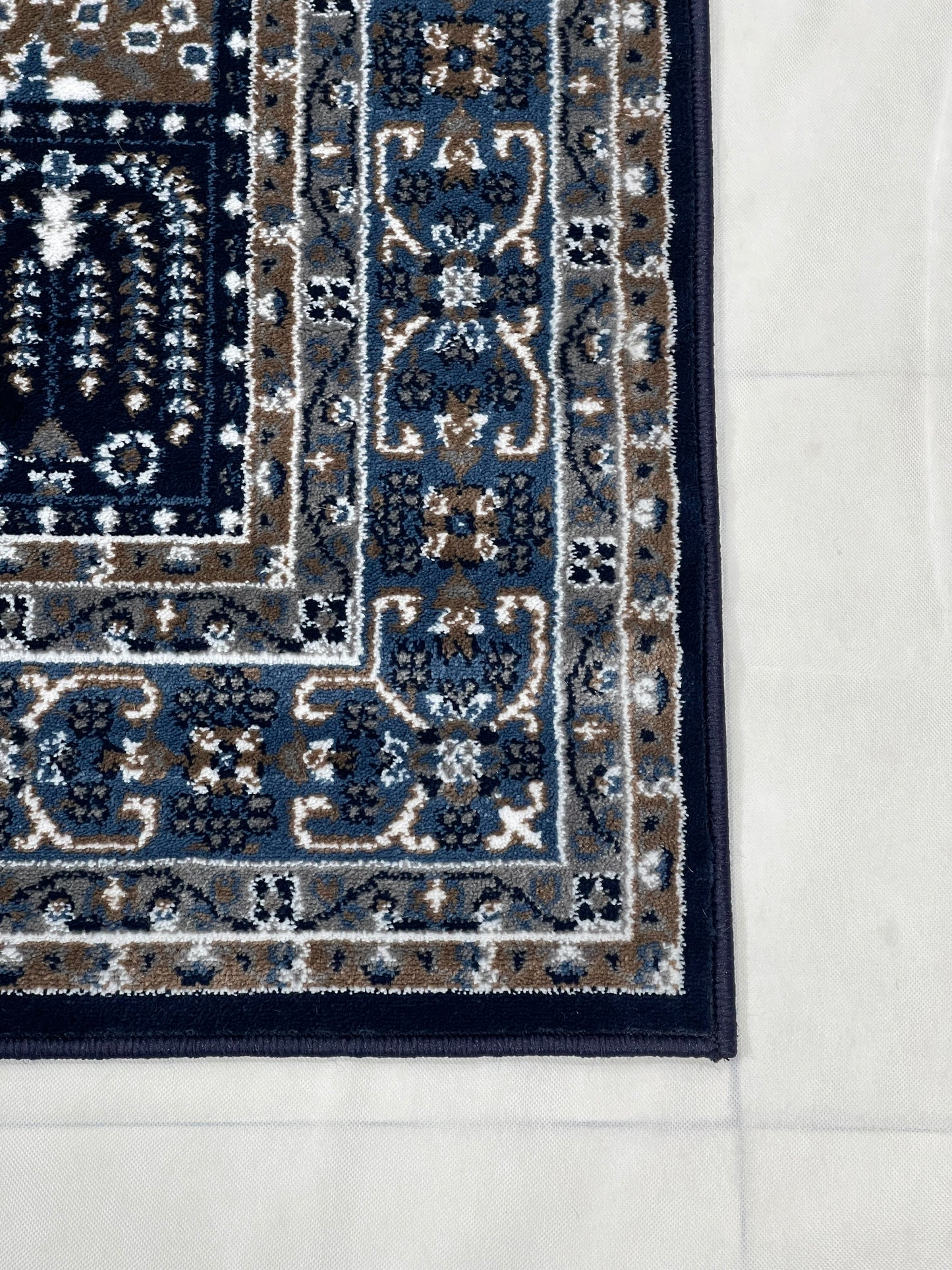 Persian Polypropylene Rug,back woven(Article-26-Dark Blue)