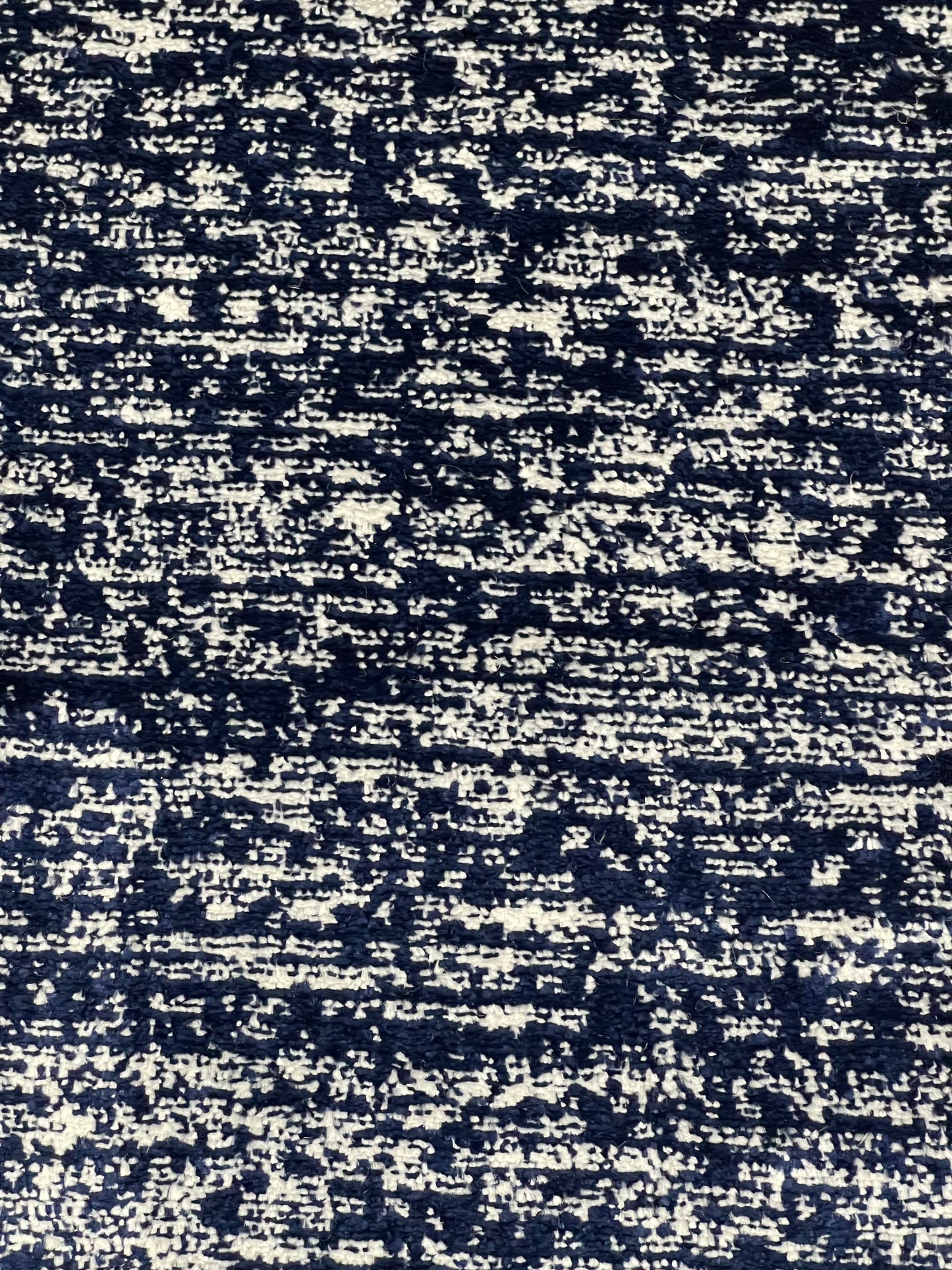Polyester Silk Woven Rug.(Article-1454-Blue) Size : 3 ft width x 5 ft length ( 100cm x 150cm)