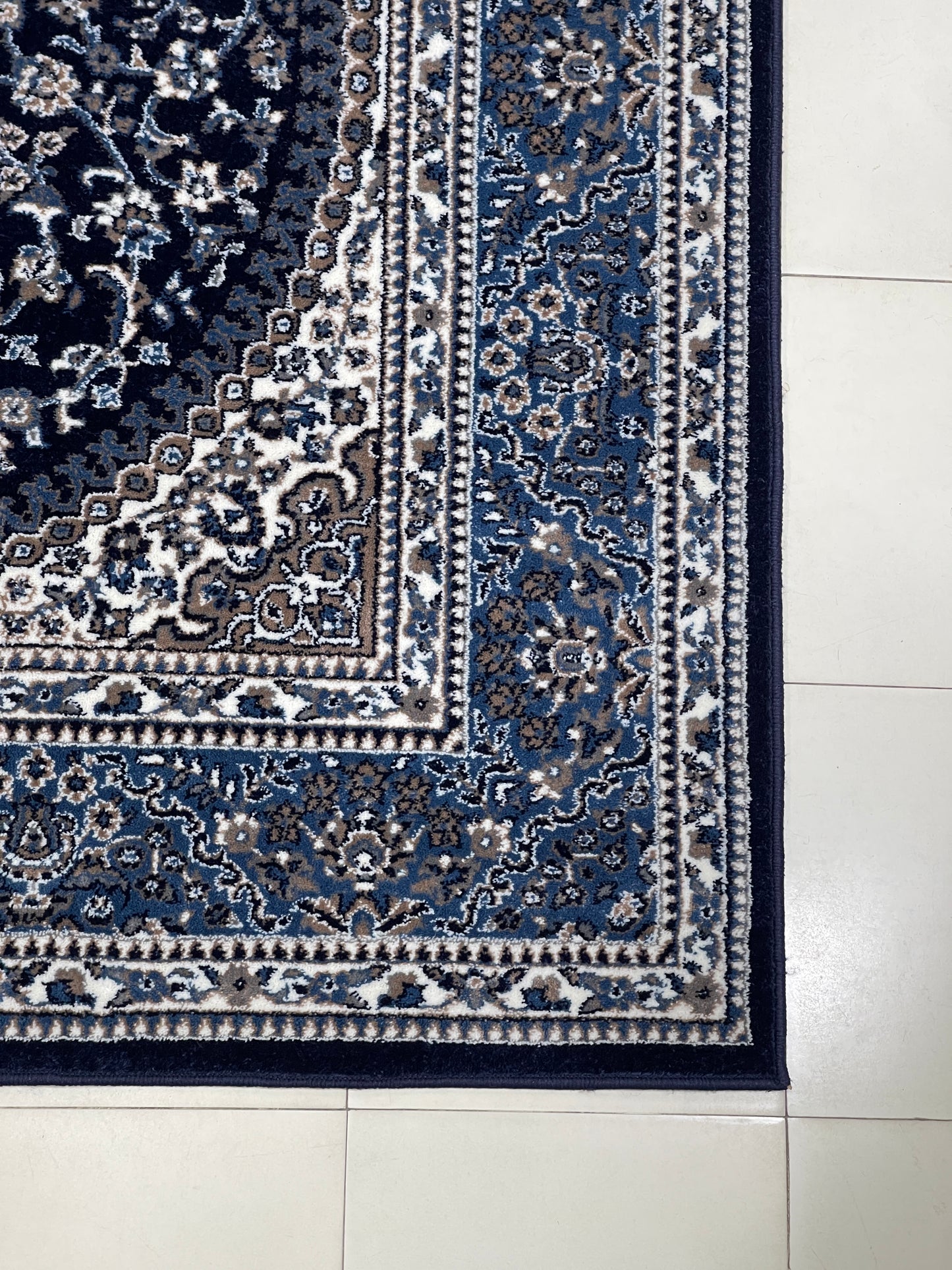 Persian Polypropylene Rug woven Back
Article-22-Dark Blue