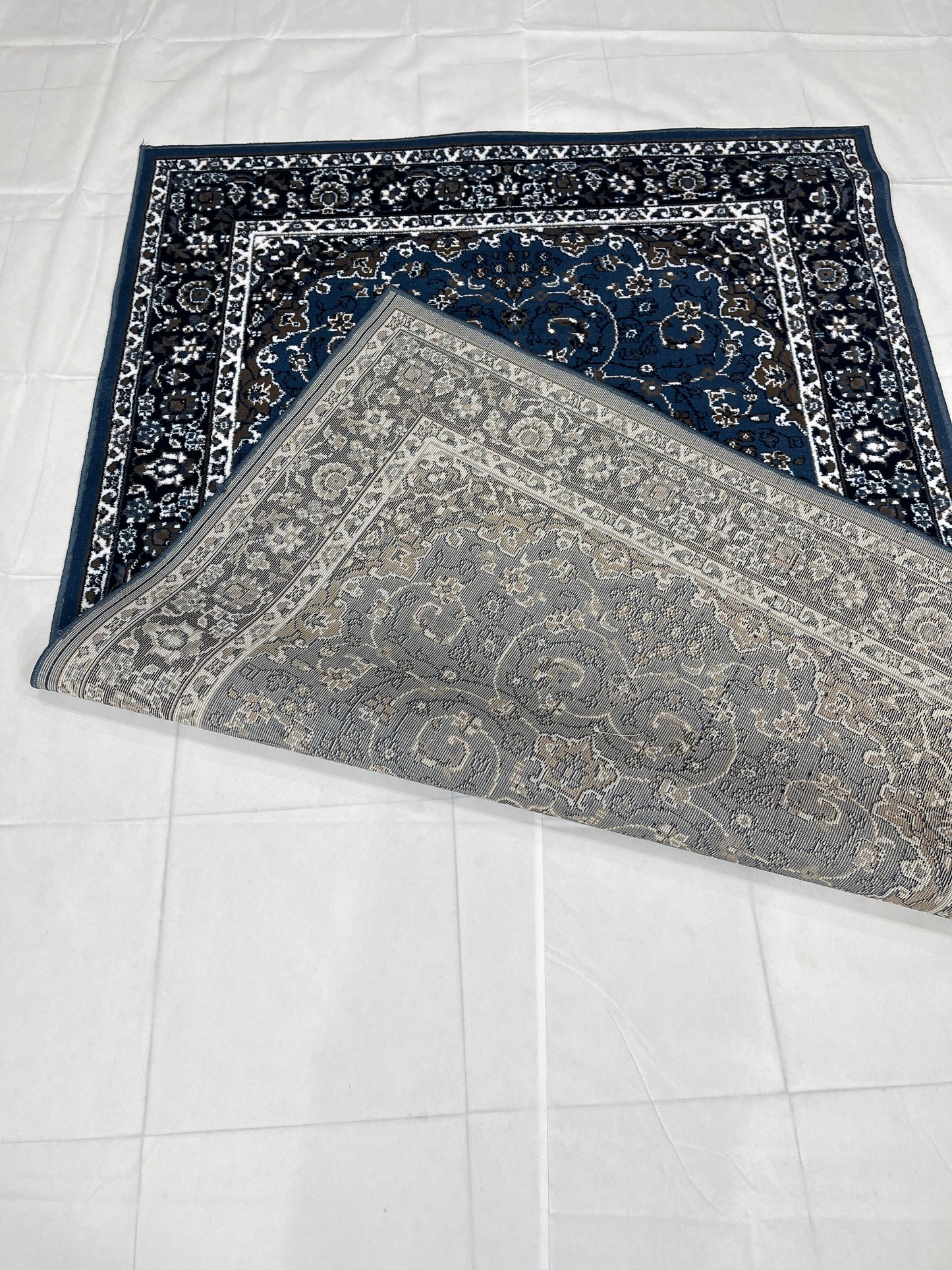 Persian polypropylene Rug,back woven(Article-19-Blue)
5 ft width x 7.3 ft length