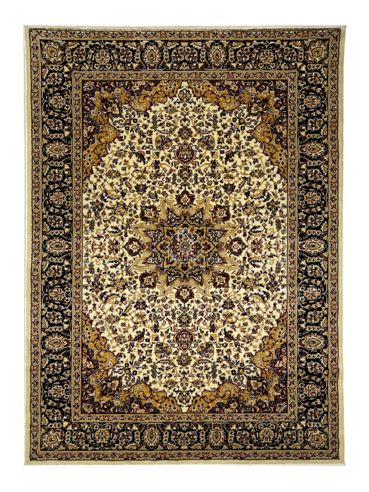 Persian polypropylene Rug,back woven(Article-20-Off White )