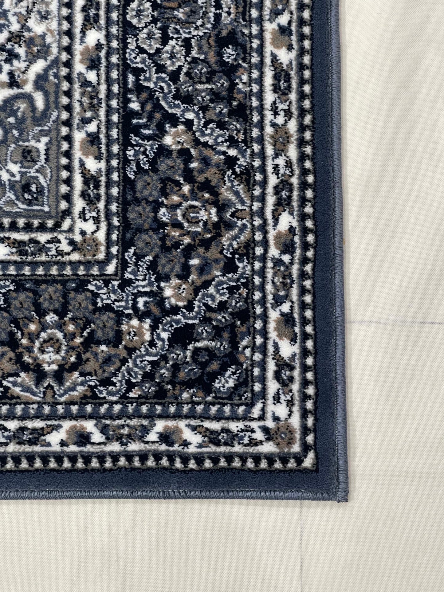 Persian polypropylene Rug,back woven(Article-22-Blue)
Size : 6.6 ft width x 9.6 ft length (200 cm x 290cm)