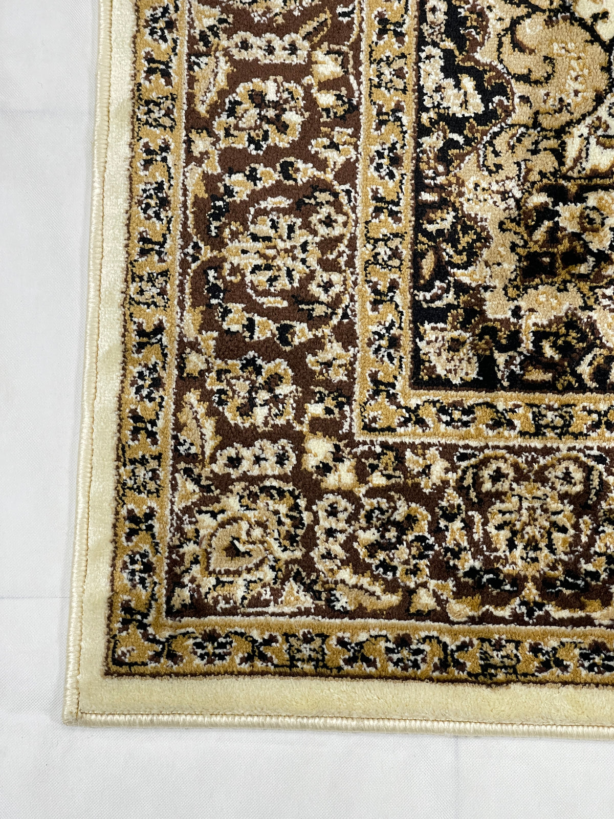 Persian polypropylene Rug,back woven(Article-20-Off White )