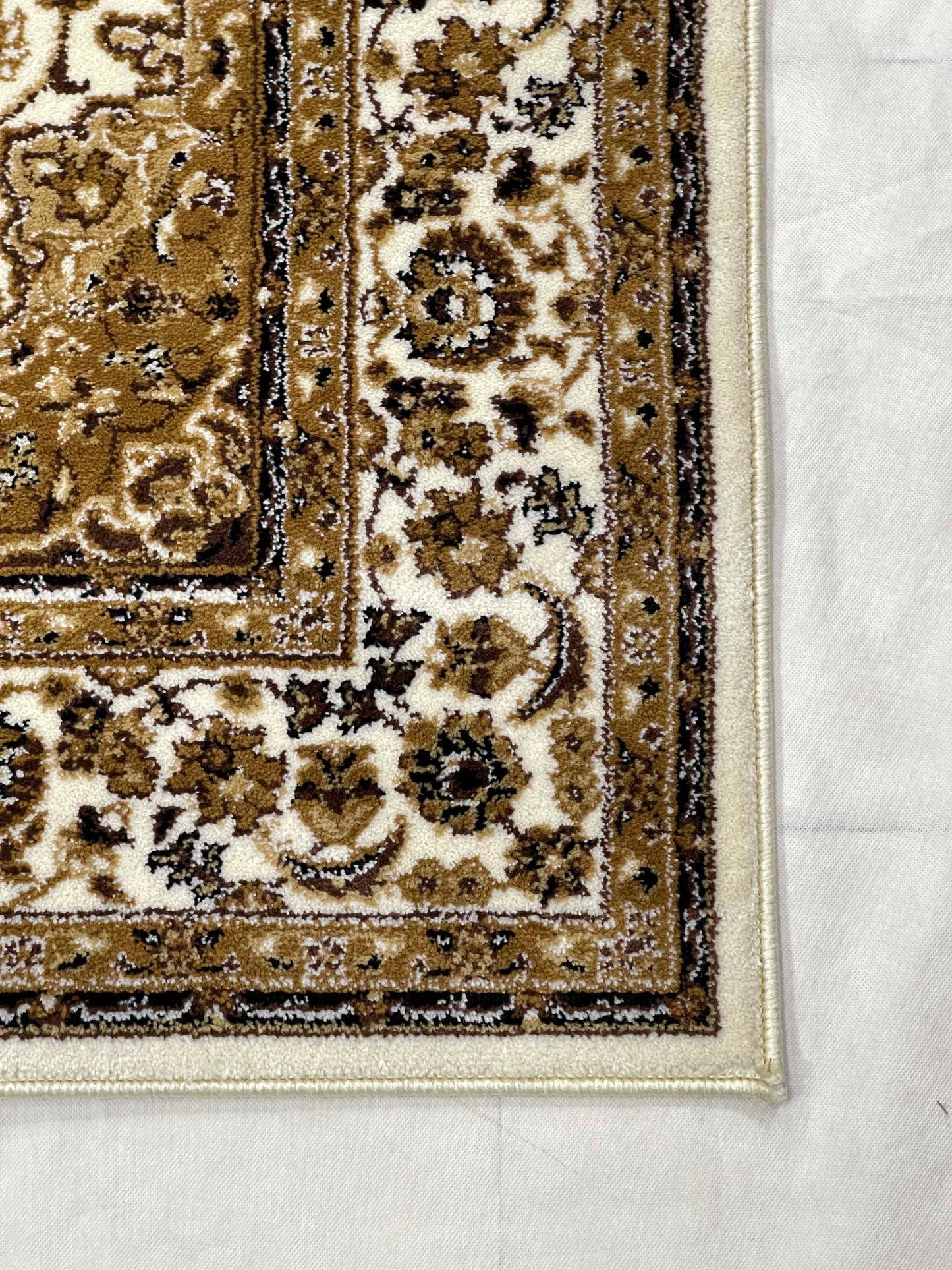 Persian polypropylene Rug,back woven(Article-19-Off white)