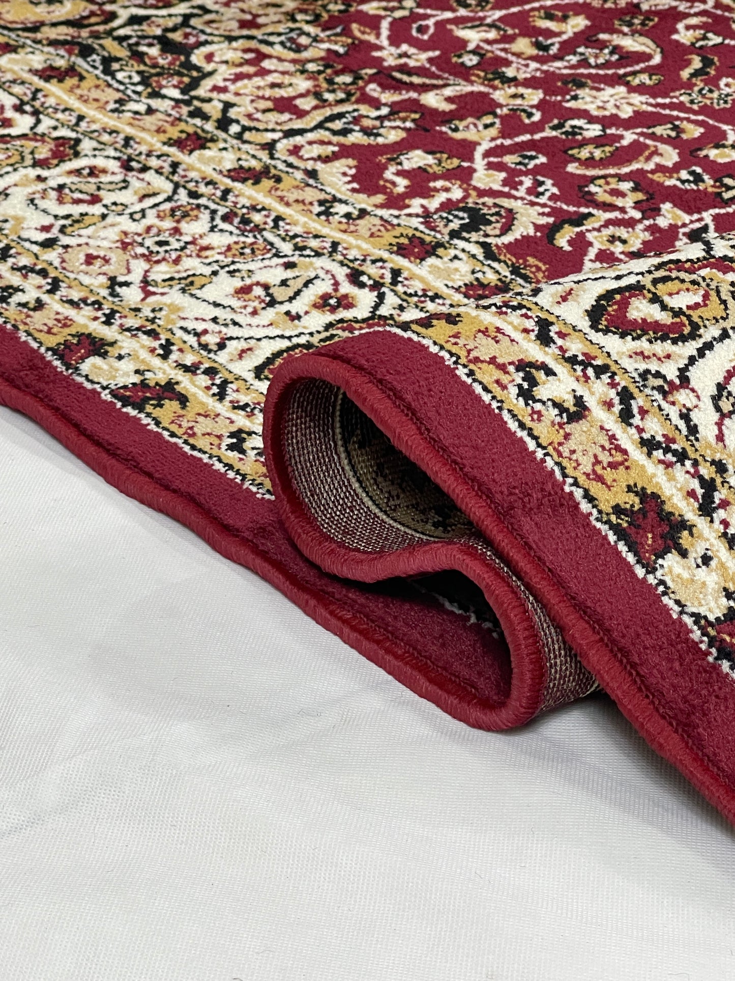 Persian polypropylene Rug,back woven(Article-21-Red )