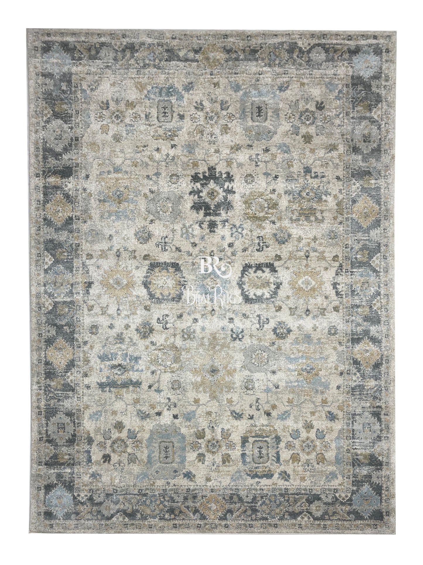 New Turkish Silk (Surya A) 
Size: 6.6 ft width x 9.6 ft length (200cm x 290cm)
Article -613- Off White