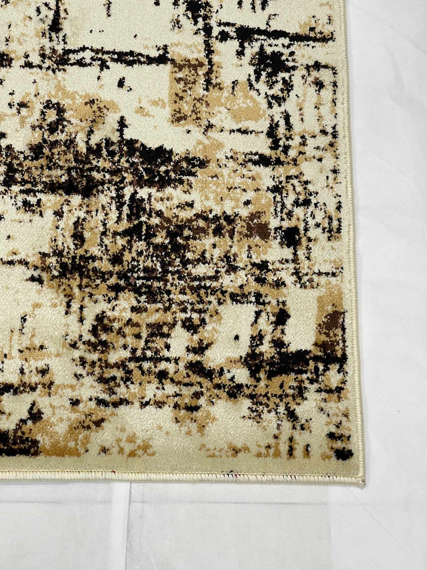 Modern polypropylene Rug,back woven(Article-664-Off white)