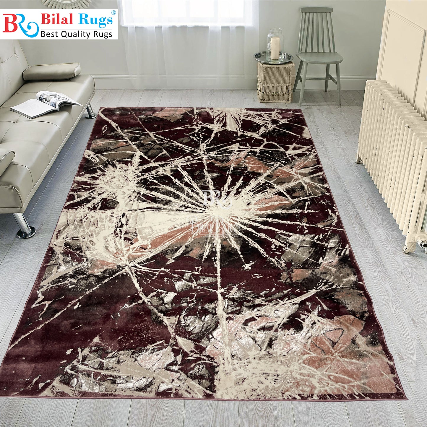 Turkish Top Quality Silk.(Article-1079-Peach) Size: 6.6 ft width x 9.6 ft  (200cm x 290cm)