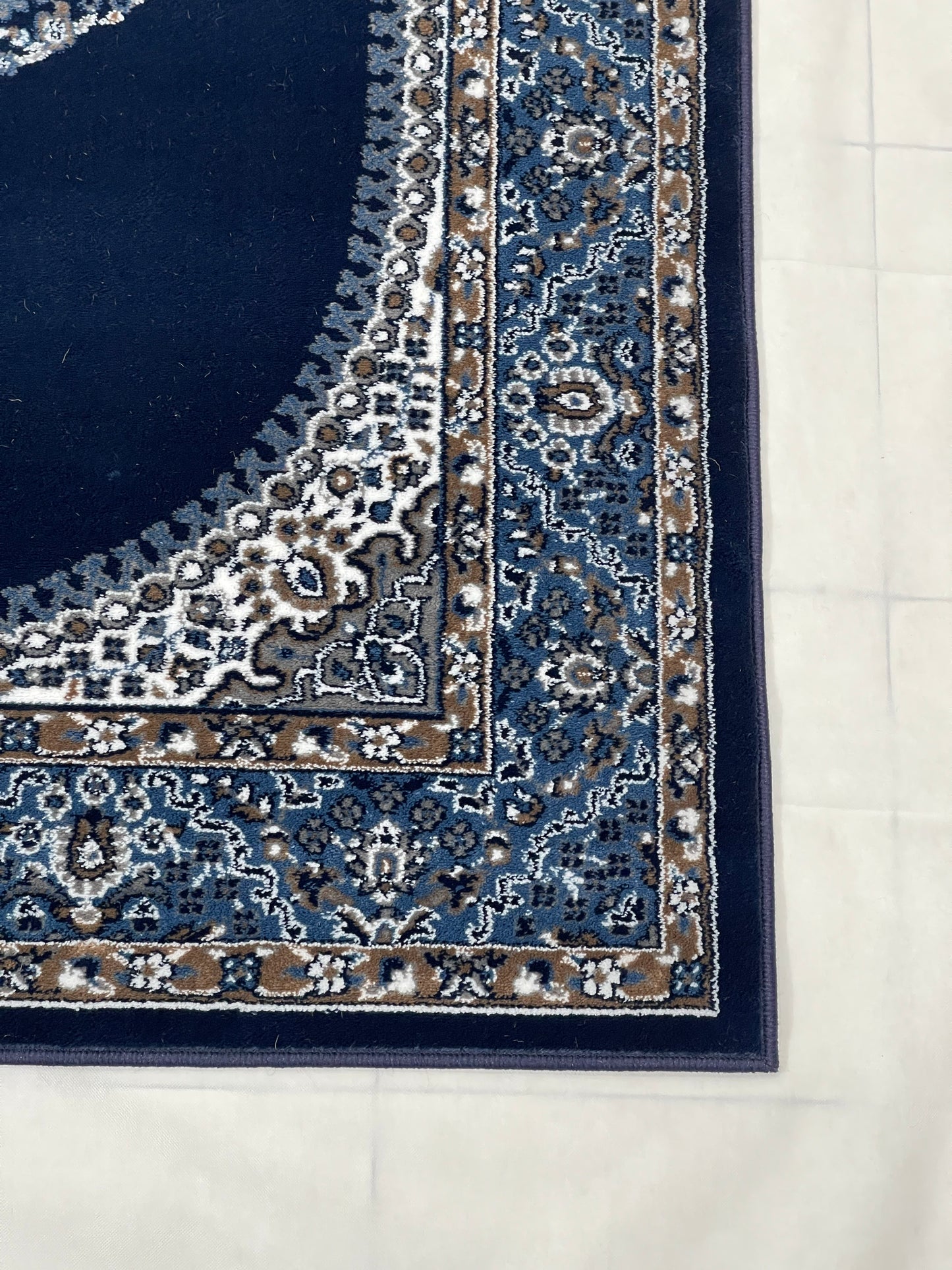 Persian  Polypropylene Rug,back woven(Article-22-Blue)
Size : 5ft width  x 7.3ft length (150cm x 220cm)