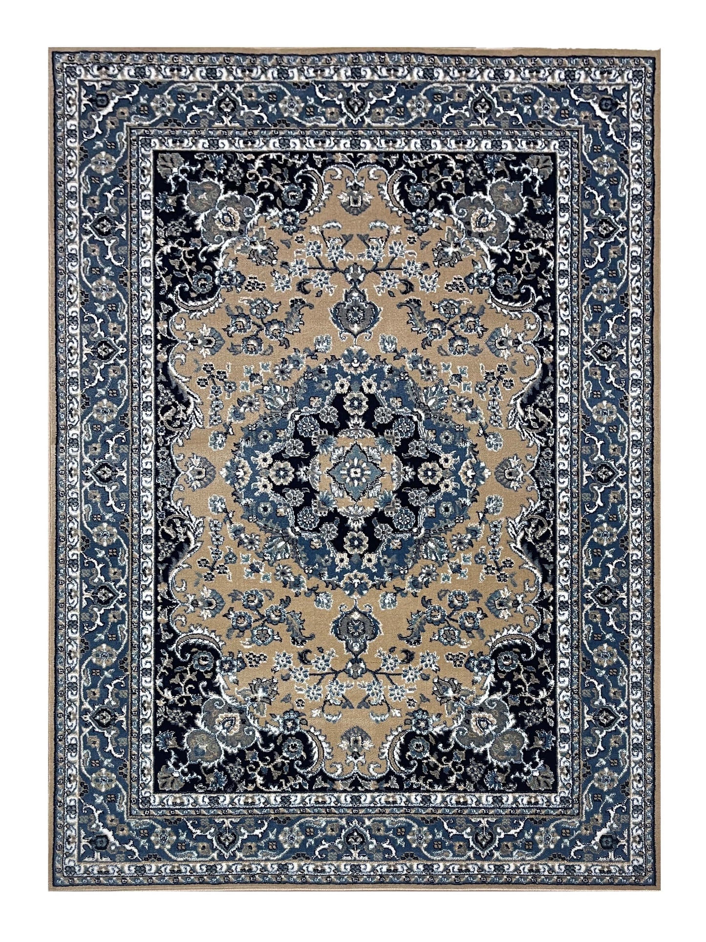 Persian polypropylene Rug,back woven(Article-37-Mink)