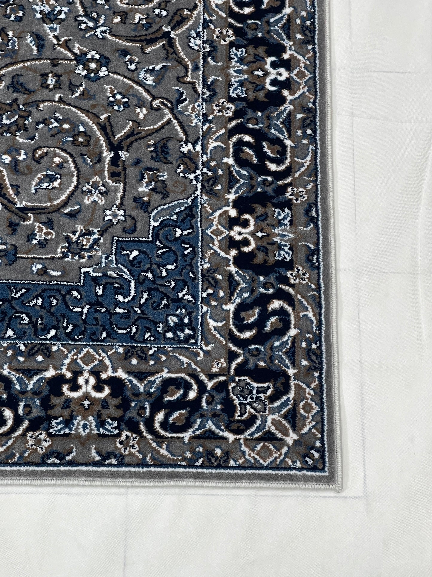 Persian Polypropylene Rug,back woven(Article-21-Grey)