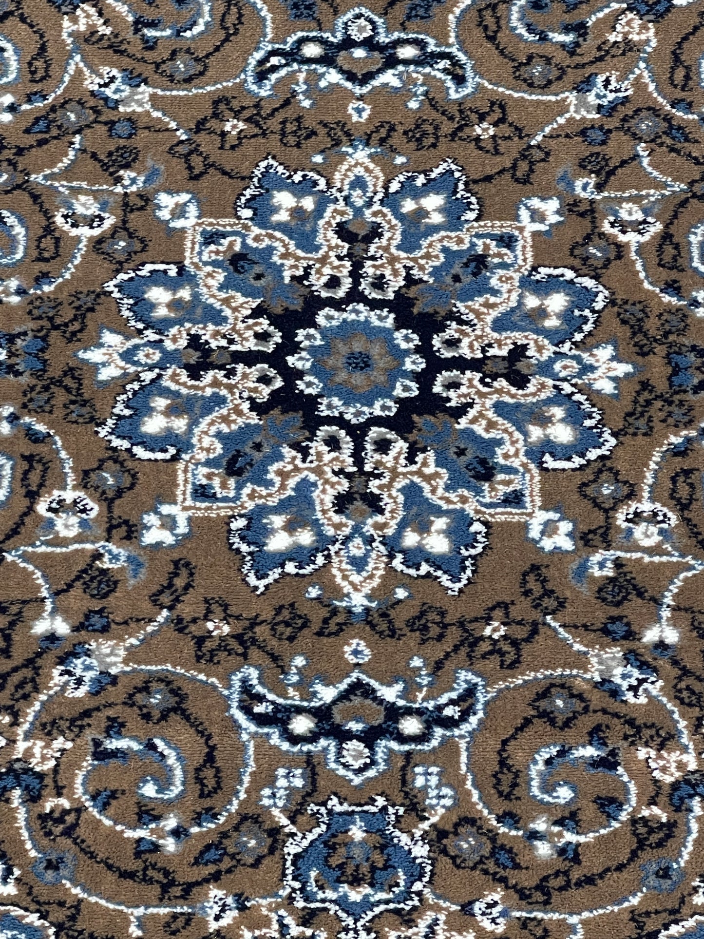 Mink Persian Polypropylene Woven Rug.  Size : 2.6 ft width x 6.6 ft length  (80 cm x 200cm)