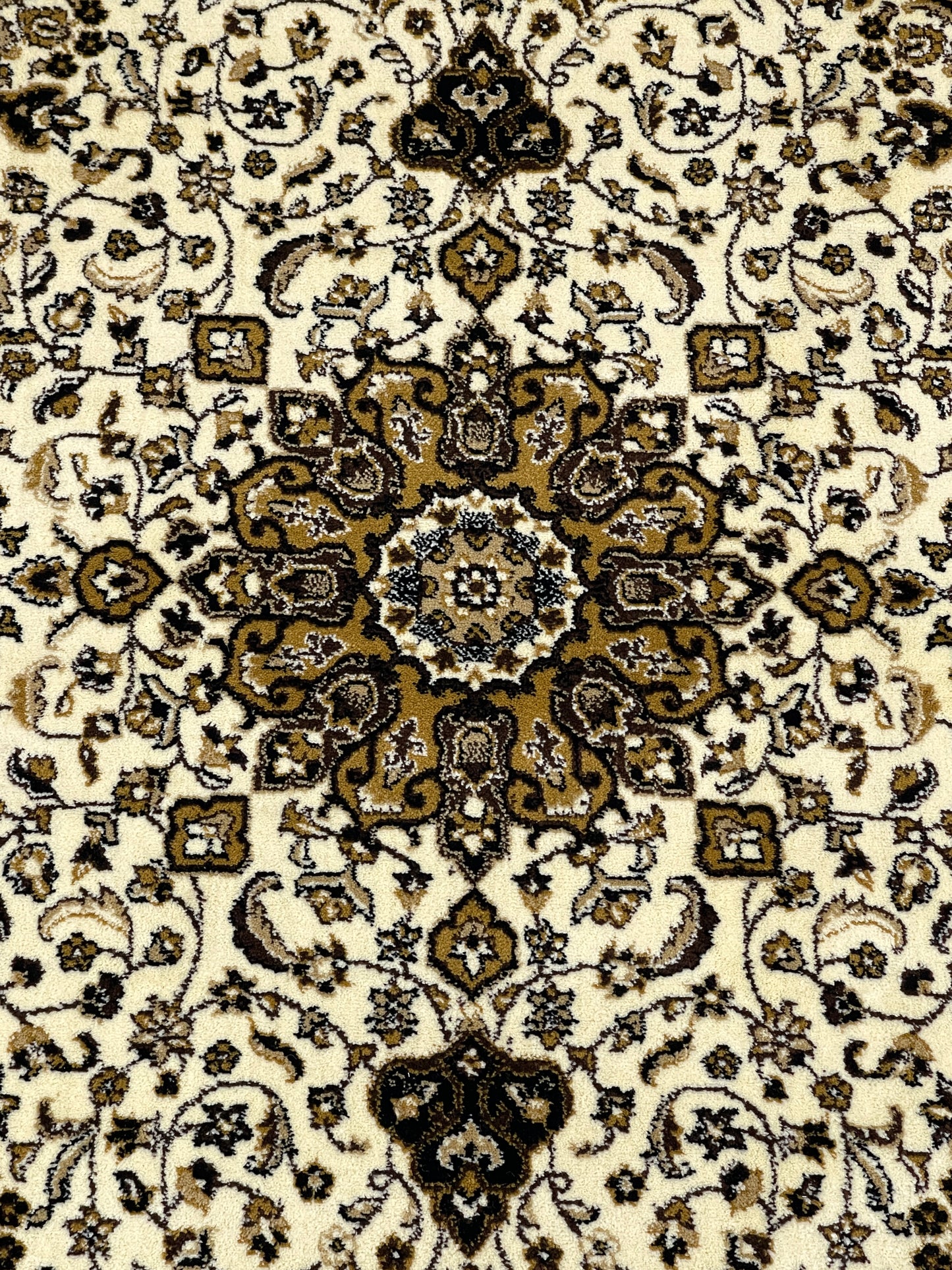 Persian polypropylene Rug,back woven(Article-21-Off White )