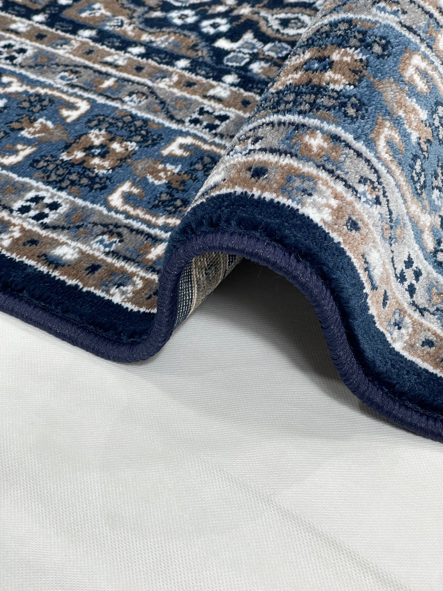 Persian Polypropylene Rug,back woven(Article-26-Dark Blue)