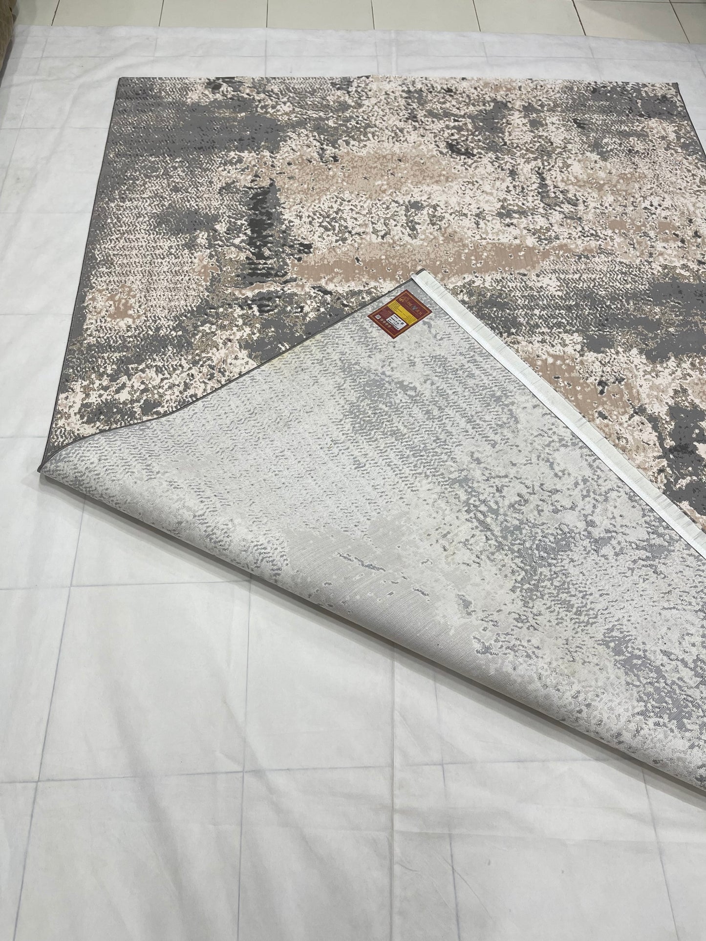 Irani Vintage Woven Rug.  Article -2087-Grey Size: 6.6 ft width x 9.6 ft length (200cm x 290cm)