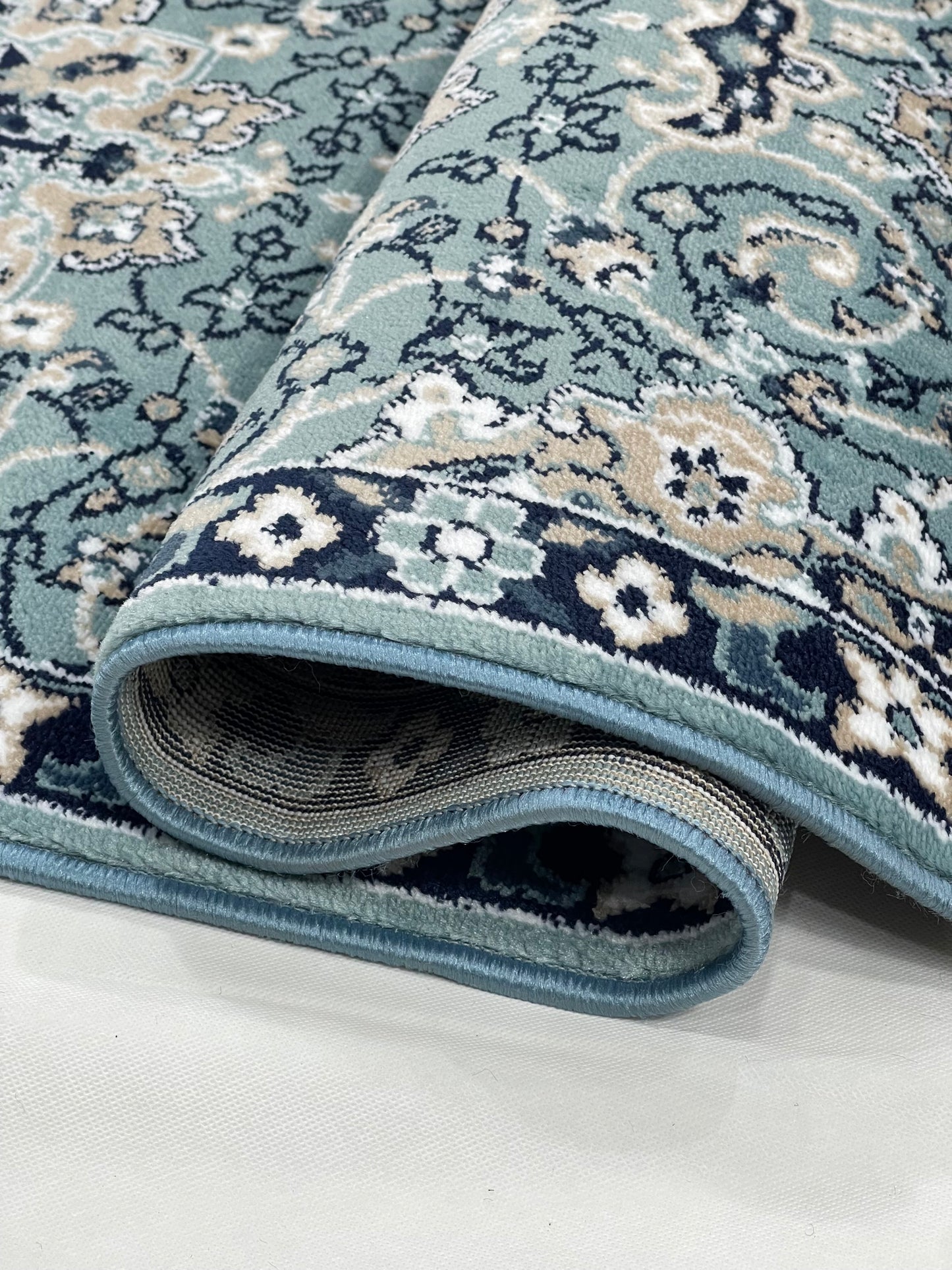 Feroze Persian Polypropylene Woven Rug.  Size : 2.6 ft width x 6.6 ft length  (80 cm x 200cm)