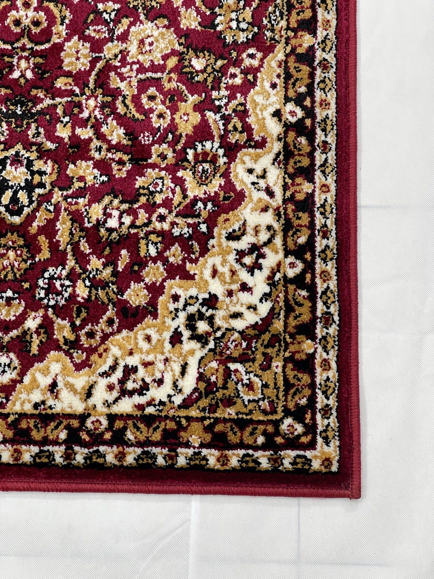 Red Persian Polypropylene Woven Rug.
 Size : 2.6 ft width x 6.6 ft length
 (80 cm x 200cm)