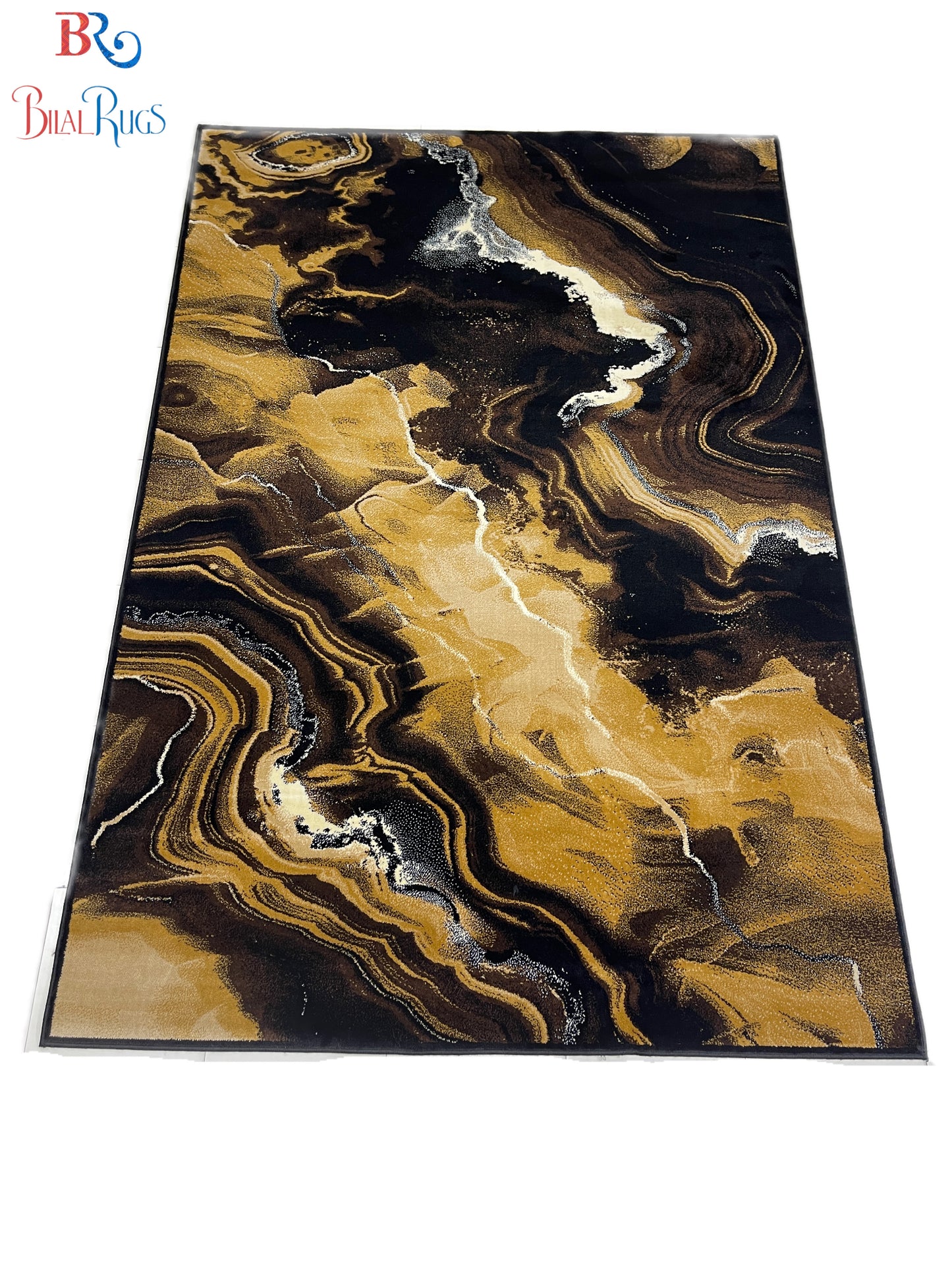 Modern polypropylene Rug,back woven(Article-427-Black)
Size : 6.6 ft width x 9.6 ft length (200cm x 290cm)